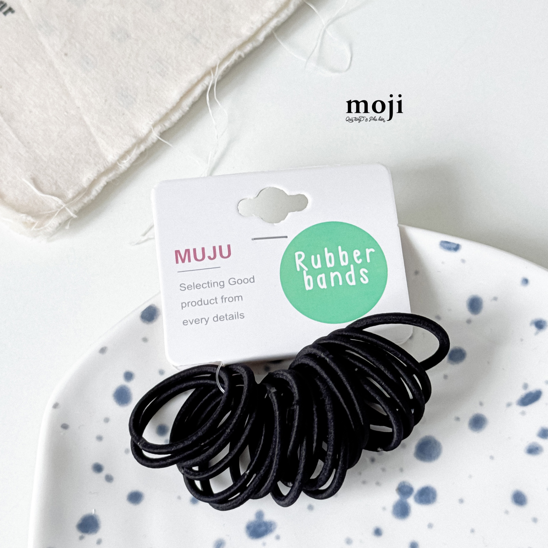 Buộc tóc set20 Basic color sợi 1 màu
