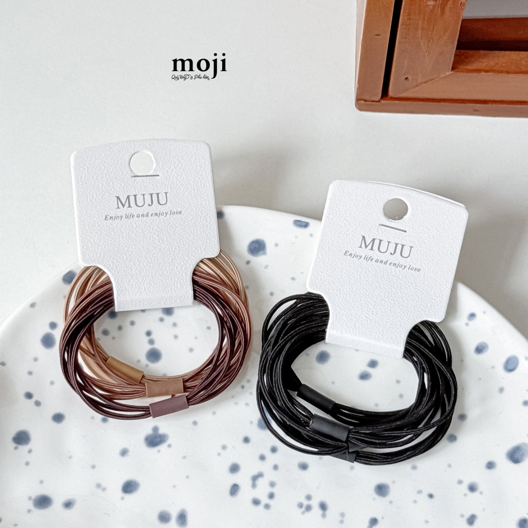 Buộc tóc set4 Basic kết nhiều sợi
