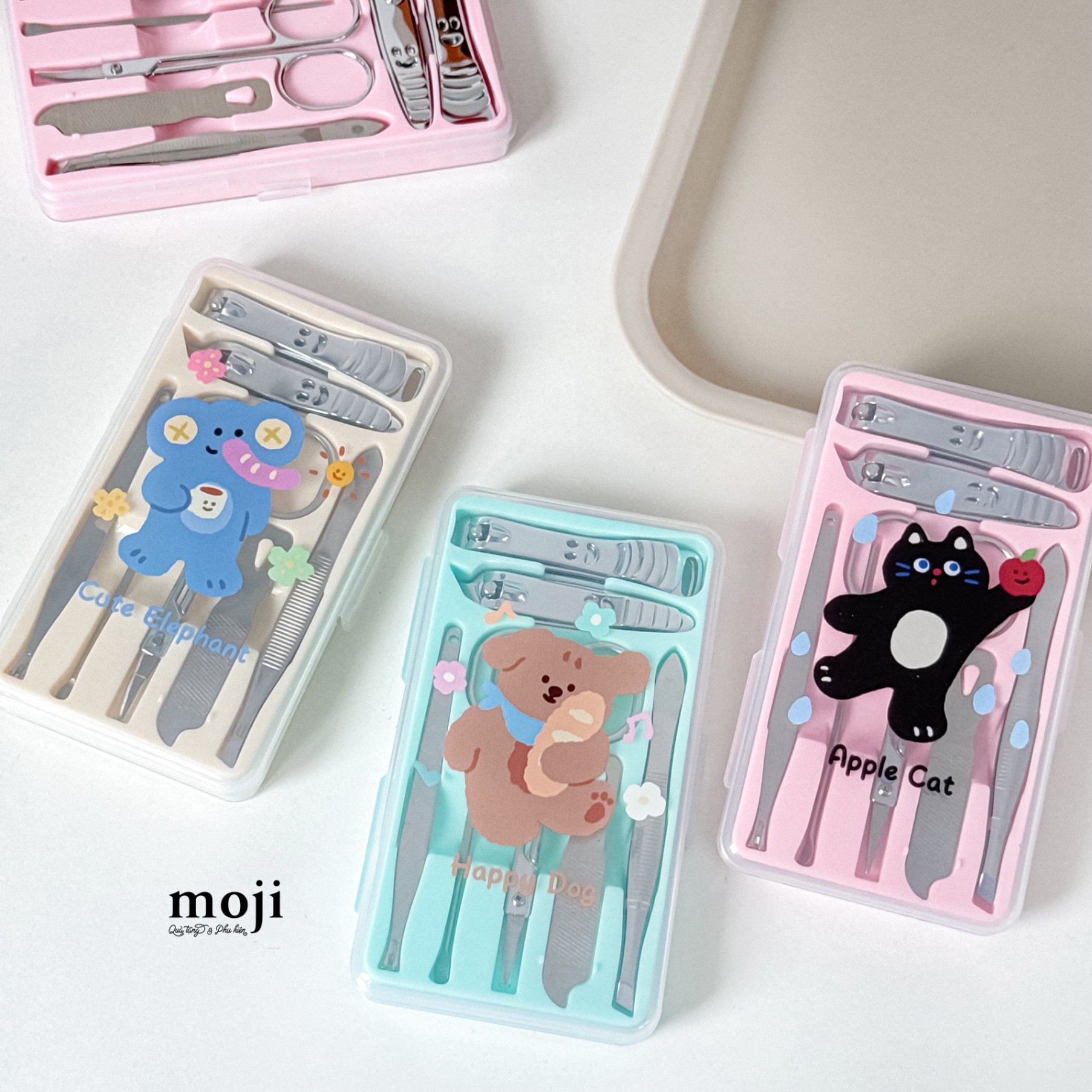 Bộ bấm móng tay cá nhân Cute animal flower fruit set7