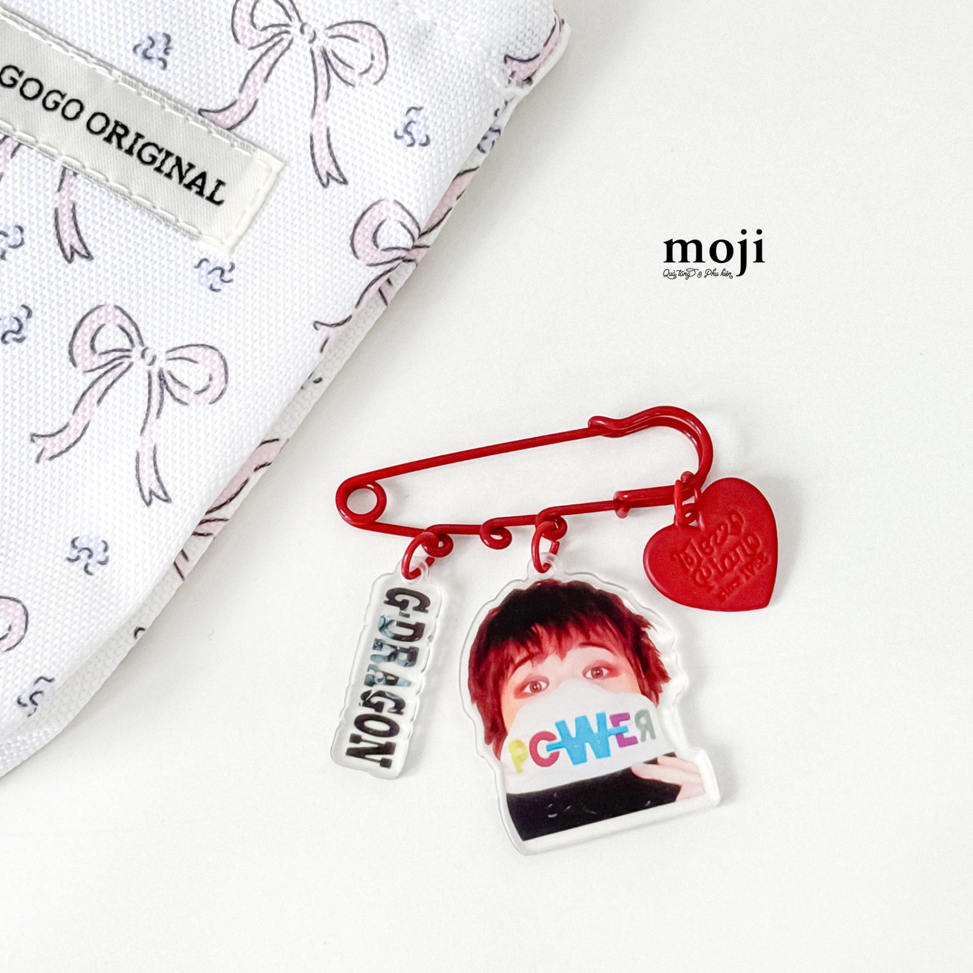 Huy hiệu idol G-DRAGON POWER heart
