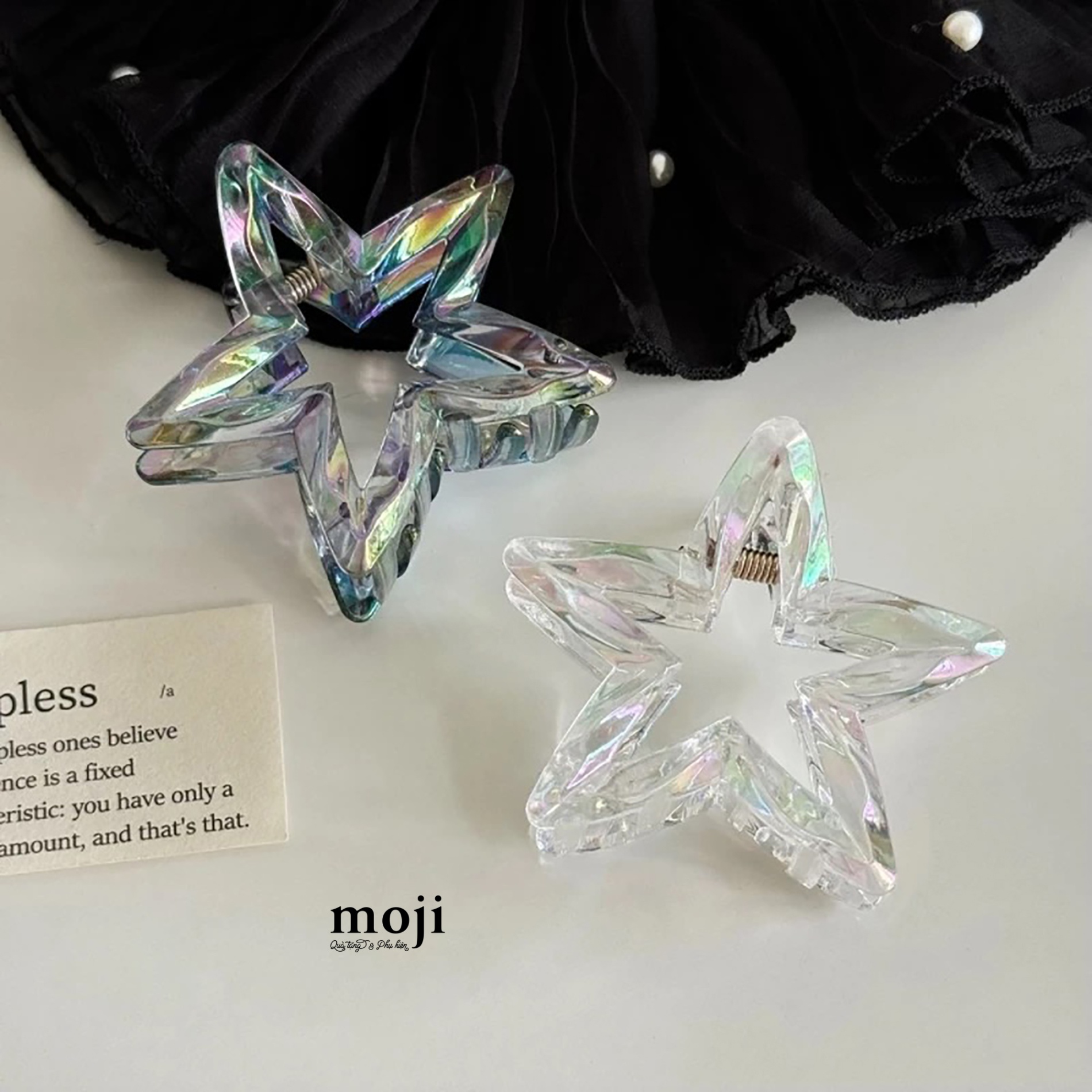 Kẹp tóc càng cua Twisted star ngôi sao