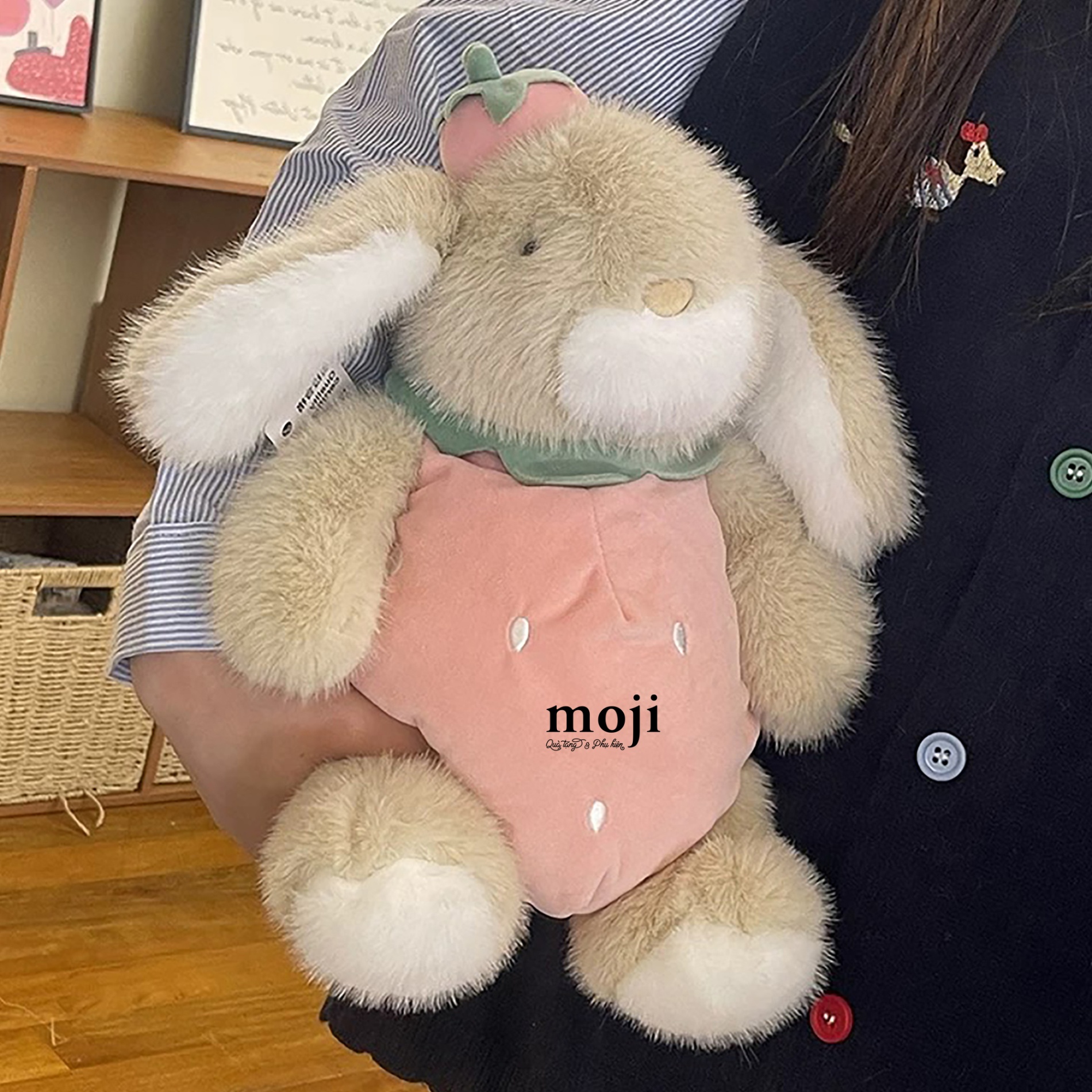 Gấu bông MJ Rabbit cosplay fruit strawberry 35cm