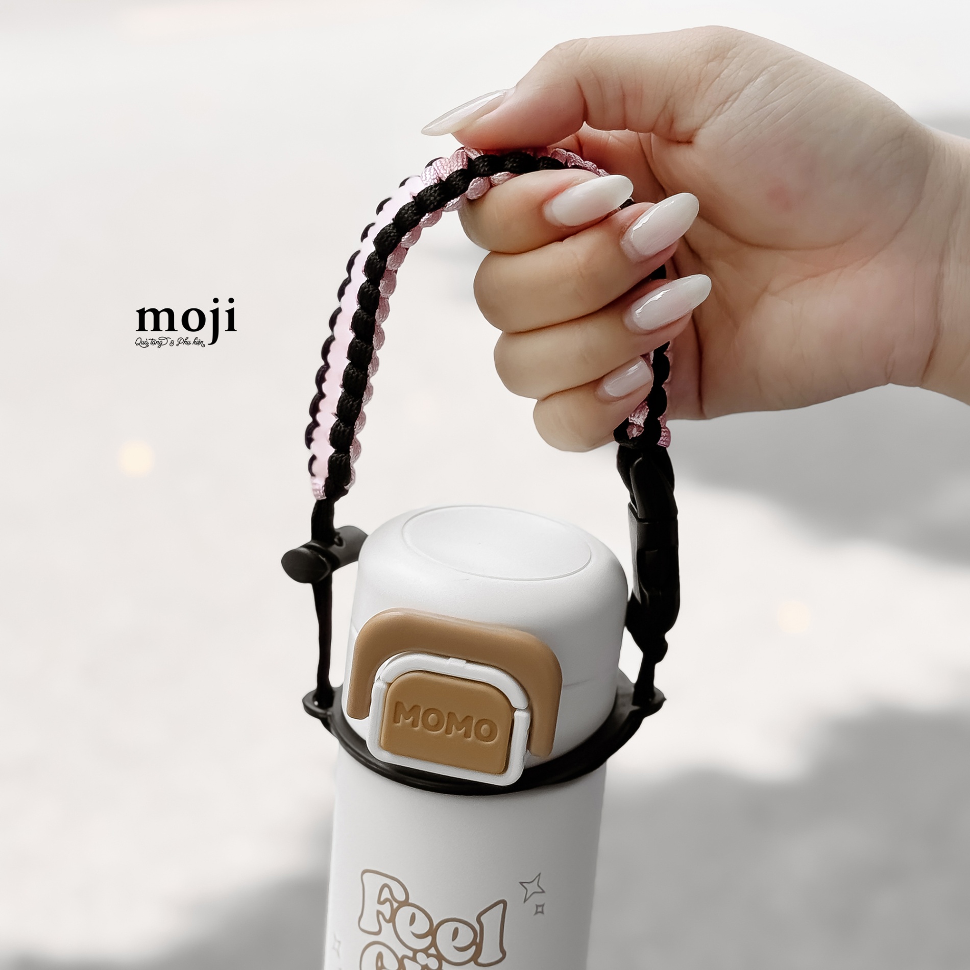 Quai xách ly cốc tết dây Basic color phối màu