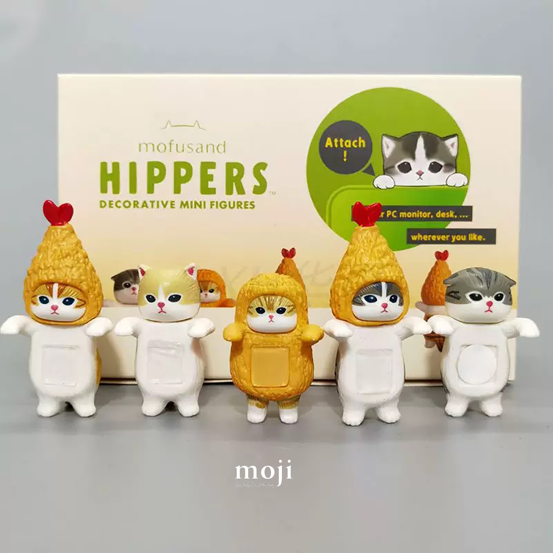 Blindbox Hippers unoff Mofusand cat tôm chiên