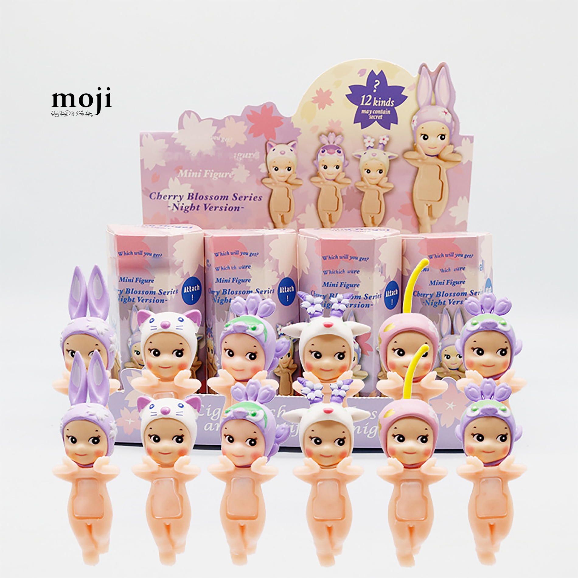 Blindbox Hippers unoff Sonny Angel Cherry Blossom Series night version
