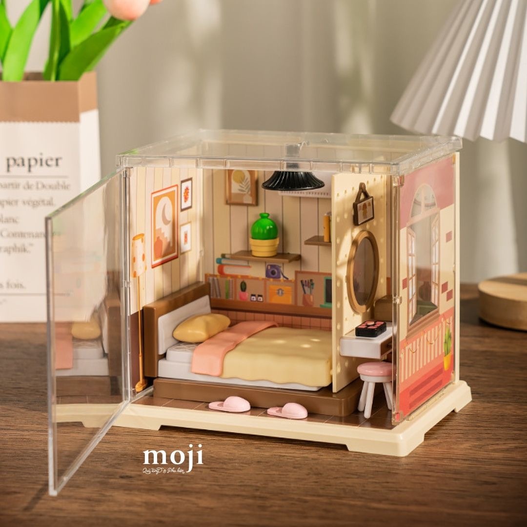 Mô hình nhà DIY dollhouse Good dream phòng ngủ 12x15x17
