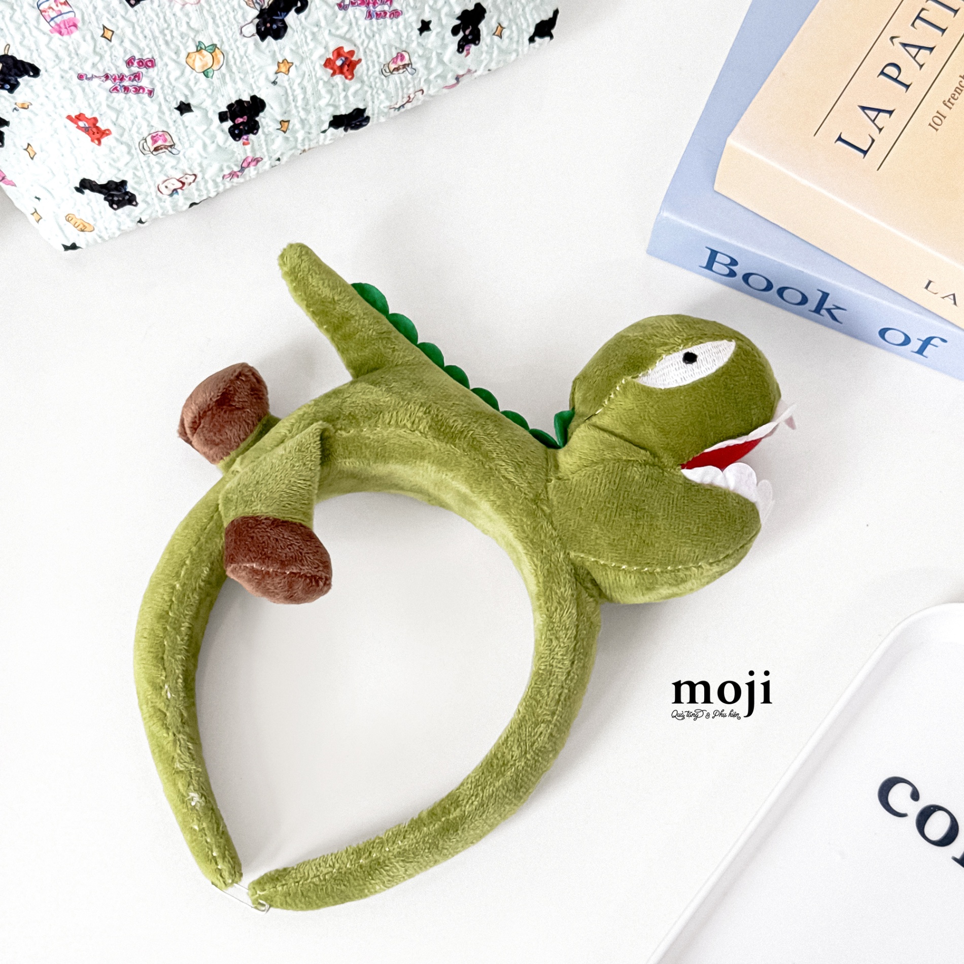 Băng đô bờm Dinosaur khủng long há miệng có chân