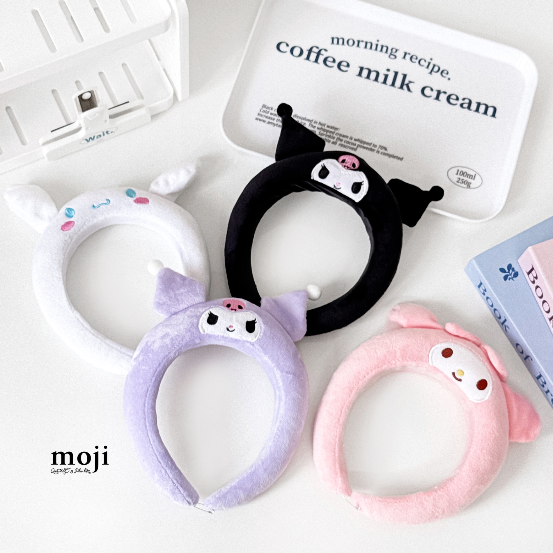 Băng đô bờm Sanrio family face có tai