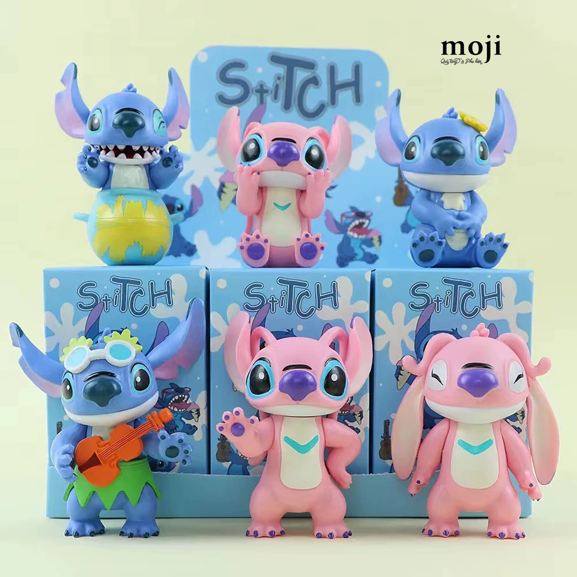 Blindbox tượng Stitch Angel activities