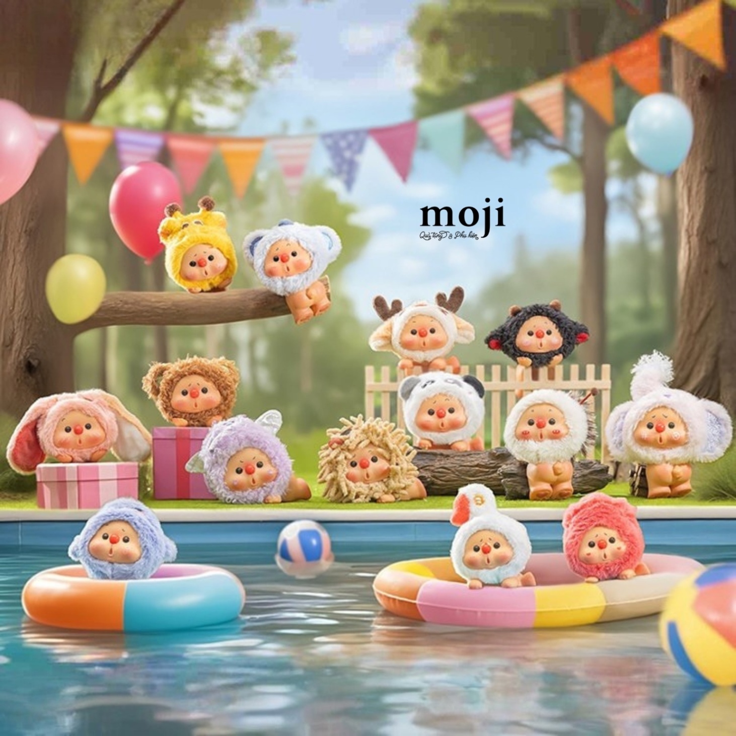 Blindbox official Hippers JOTOYS OYO Animal Party Mini Series