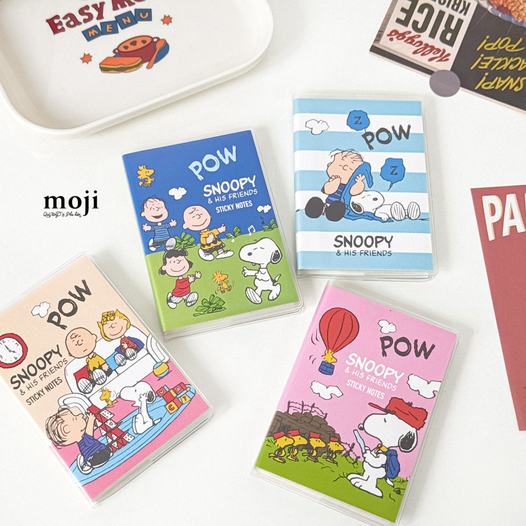 Sổ vở mini Snoopy and his friends pow 7x10