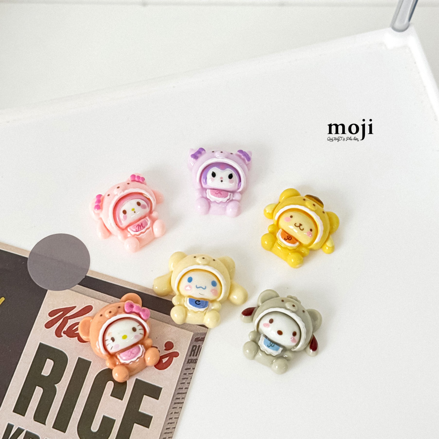 Sticker 3D Sanrio family cosplay baby bear set6