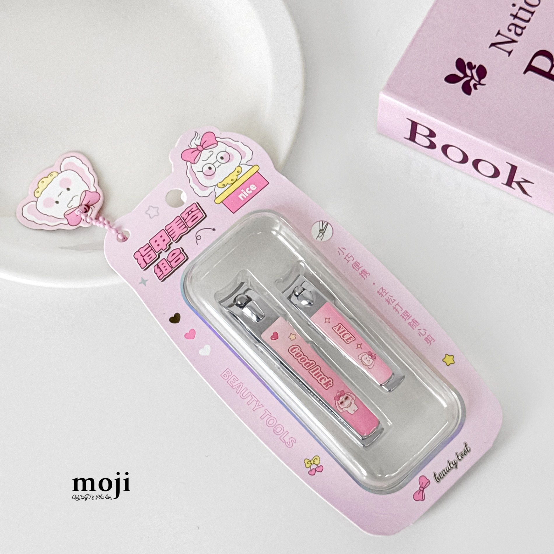 Bộ bấm móng tay cá nhân Cute rabbit nice good luck set2
