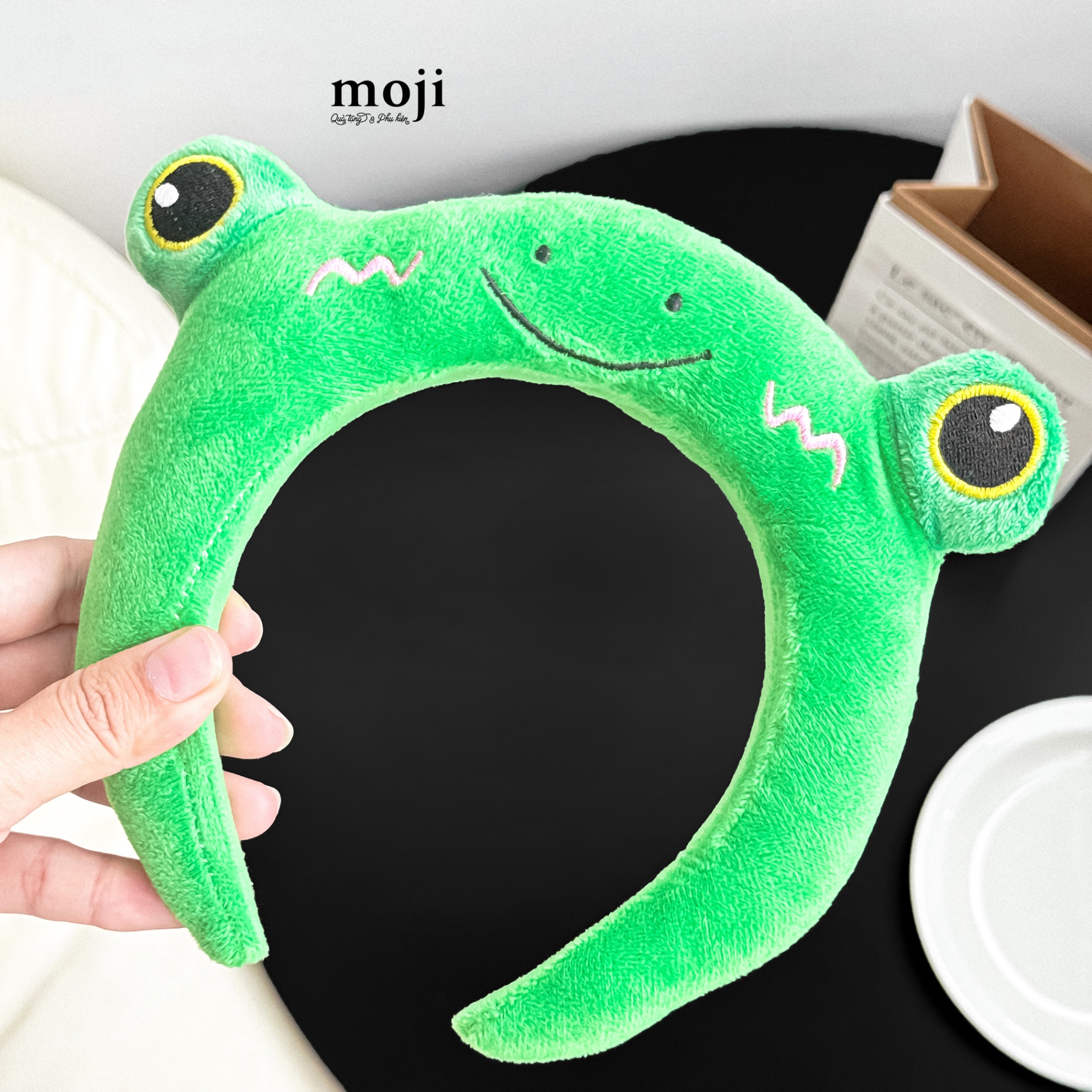 Băng đô bờm Happy frog ếch má hồng
