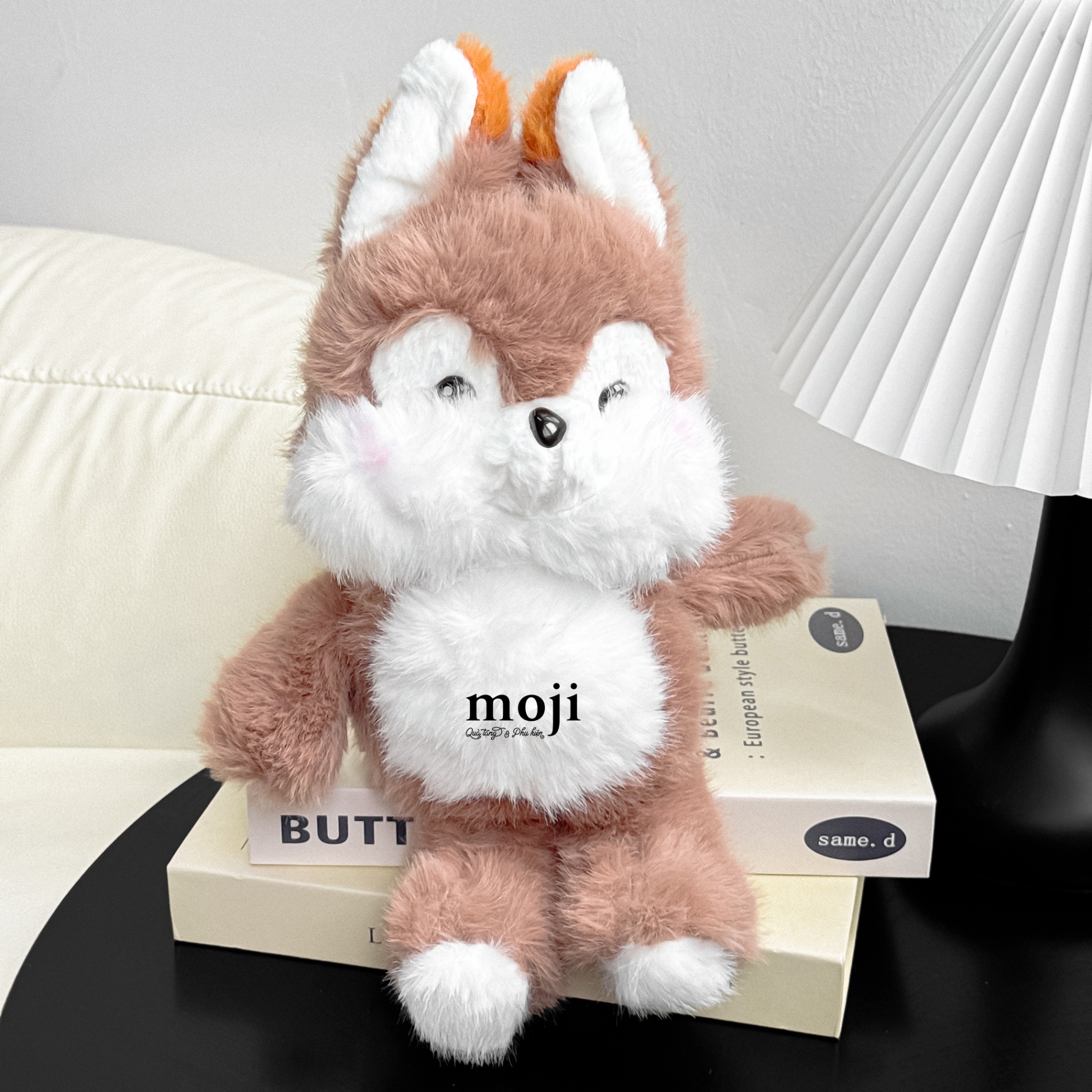 Gấu bông MS Squirrel sóc có tai phối màu 23cm