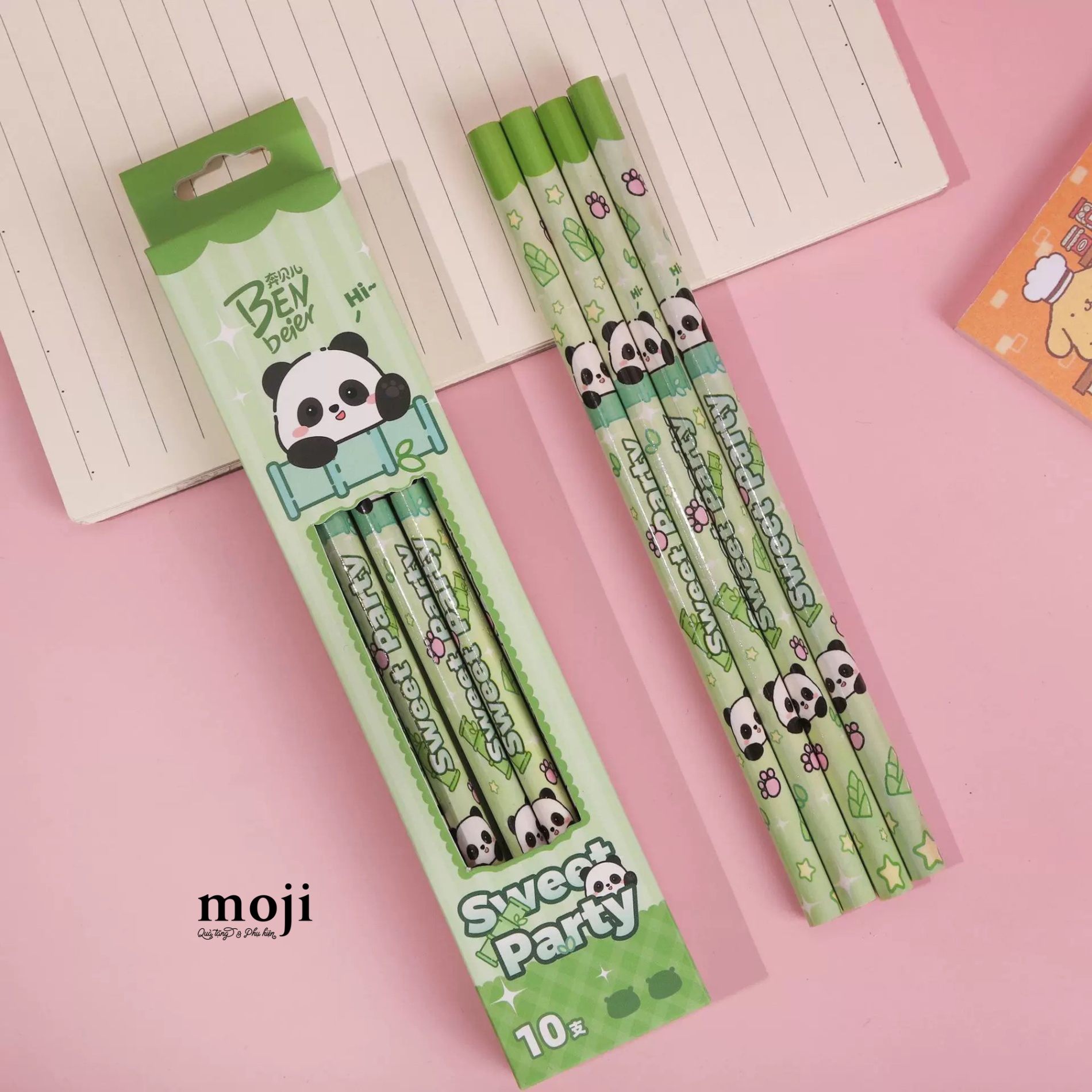 Bút chì set10 Gấu trúc Panda bear sweet party