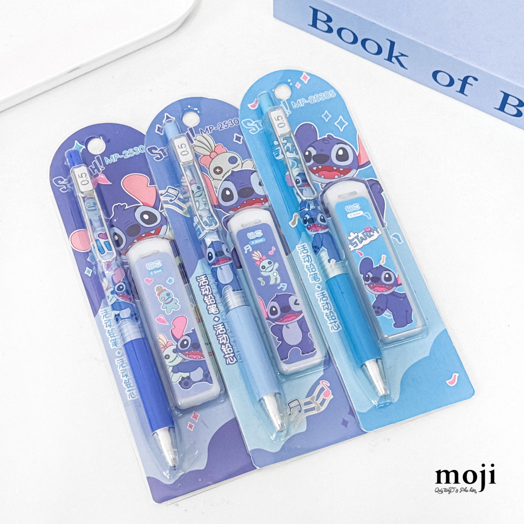 Bút chì kim Stitch Angel Lilo kèm hộp kim