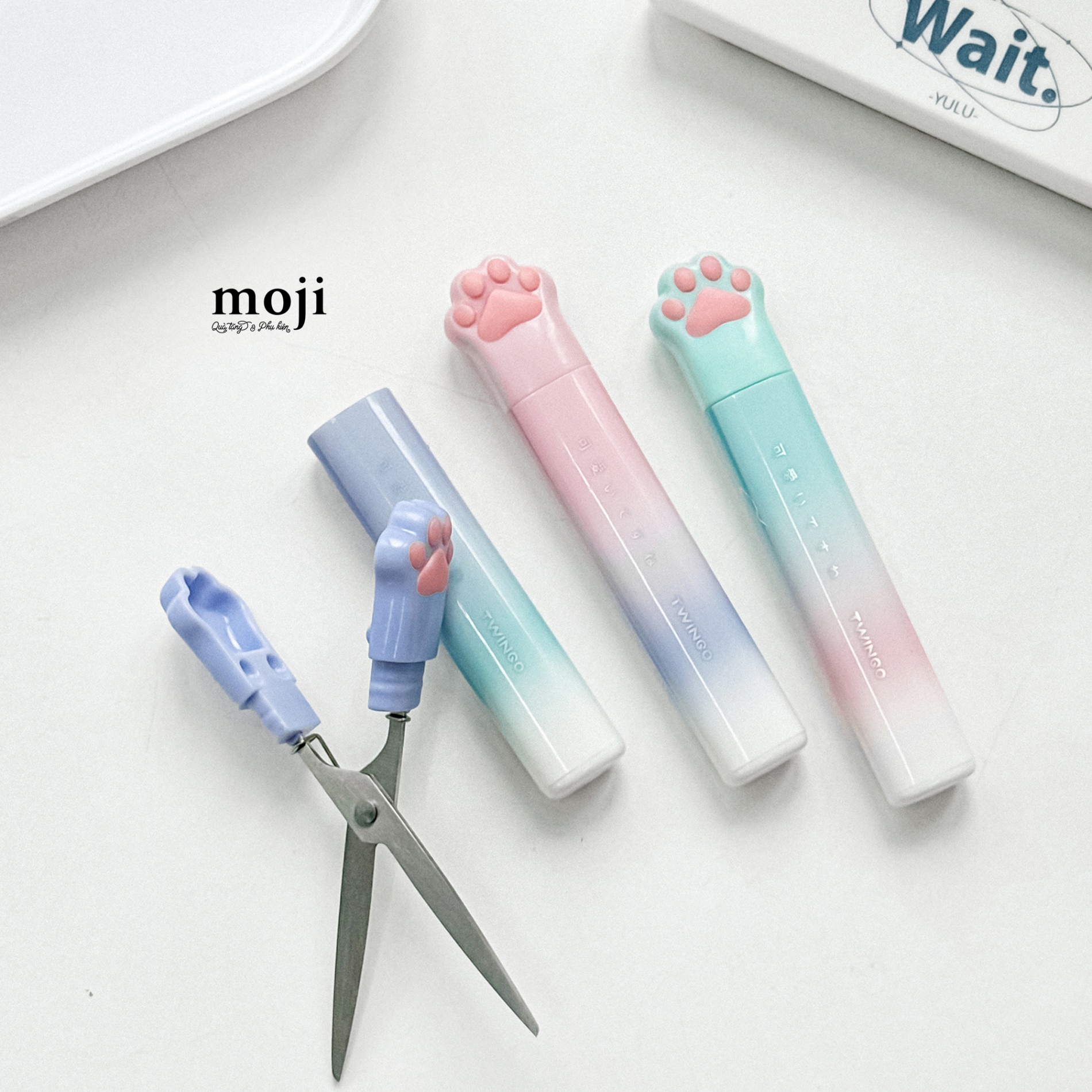 Kéo cắt Cat paw chân mèo phối màu