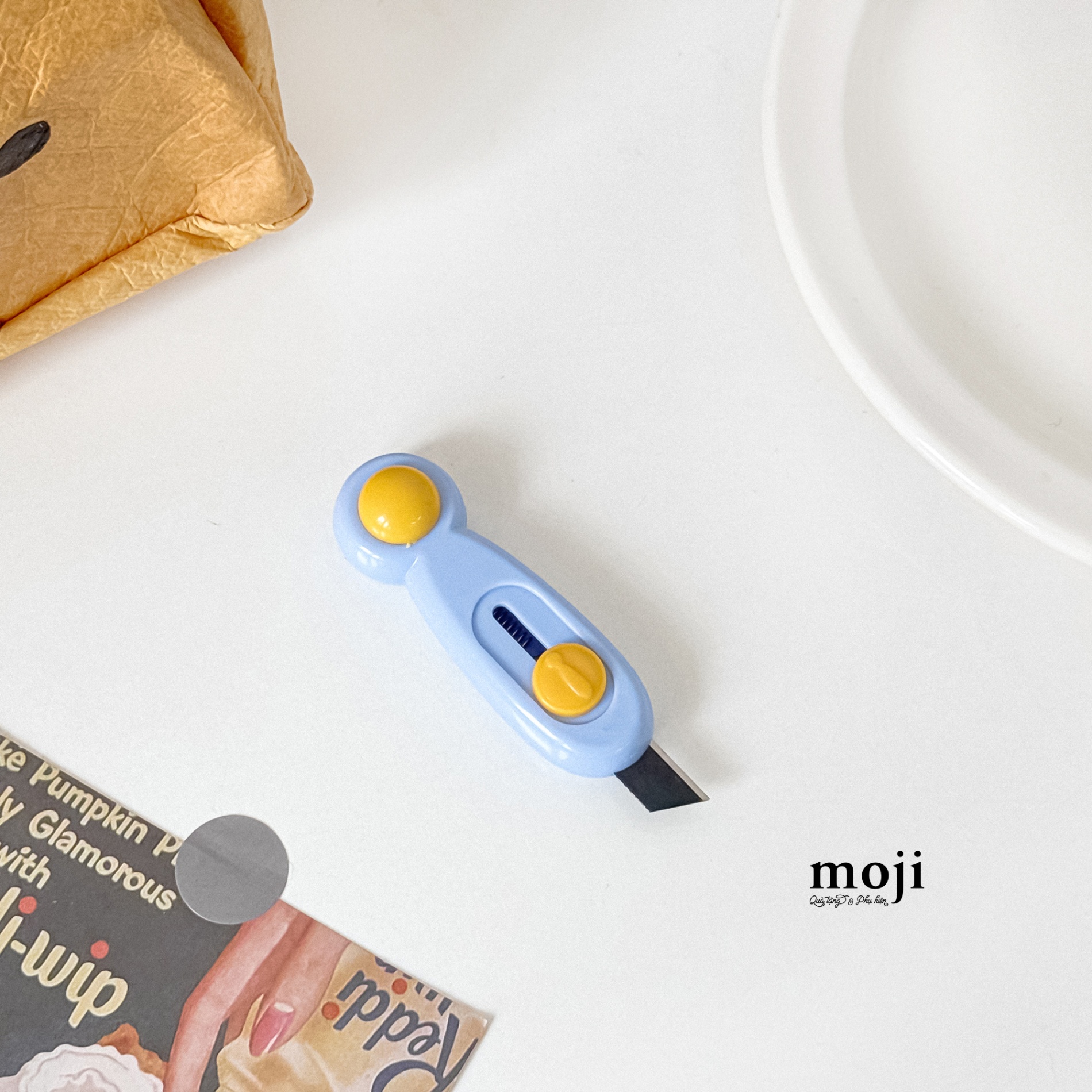 Dụng cụ rọc giấy mini Dấu chấm than kèm nam châm