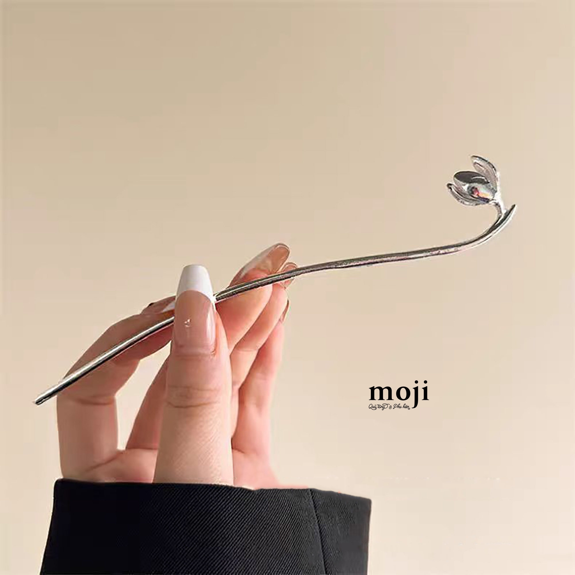 Trâm cài tóc Basic flower nụ hoa