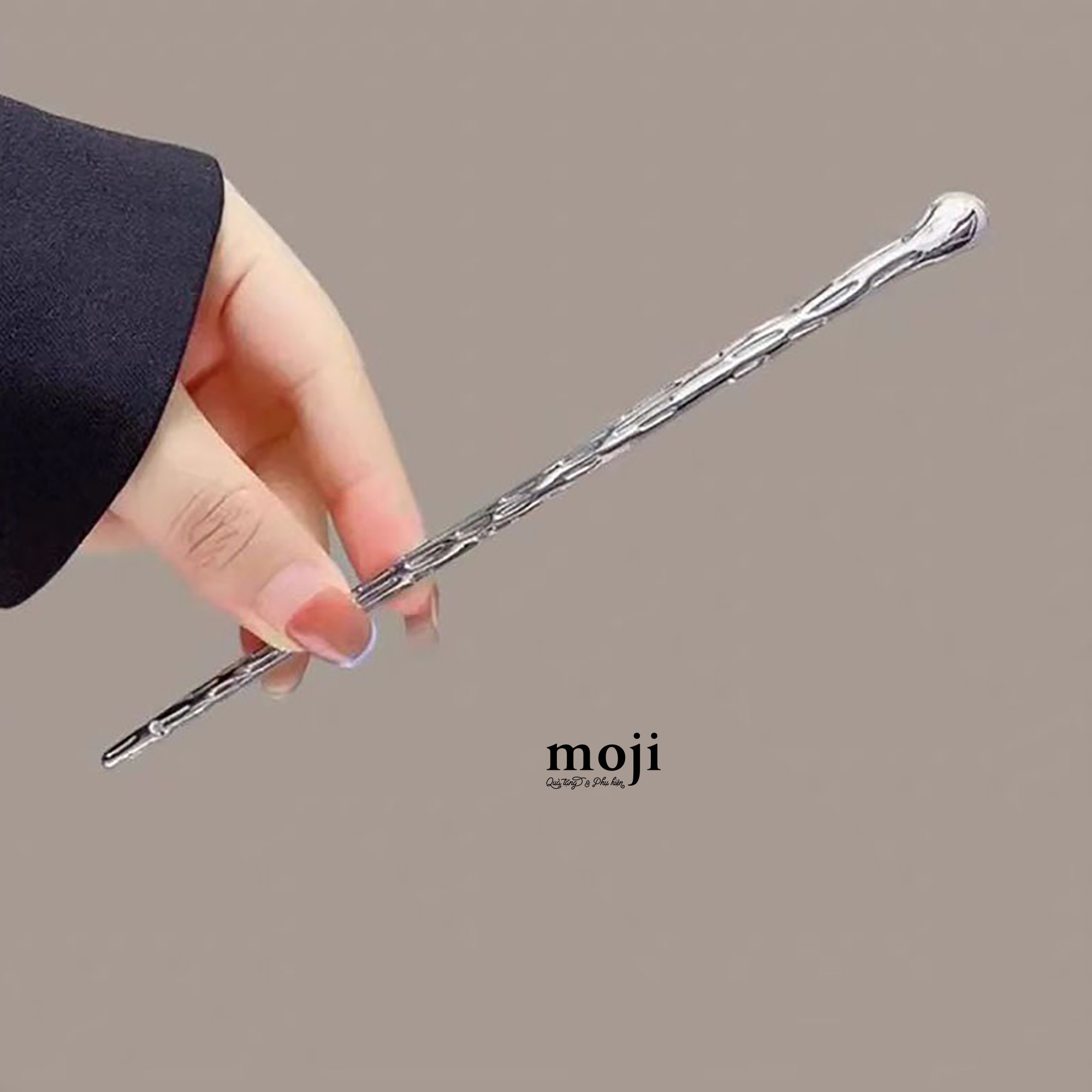 Trâm cài tóc Basic đường thẳng chạm khắc