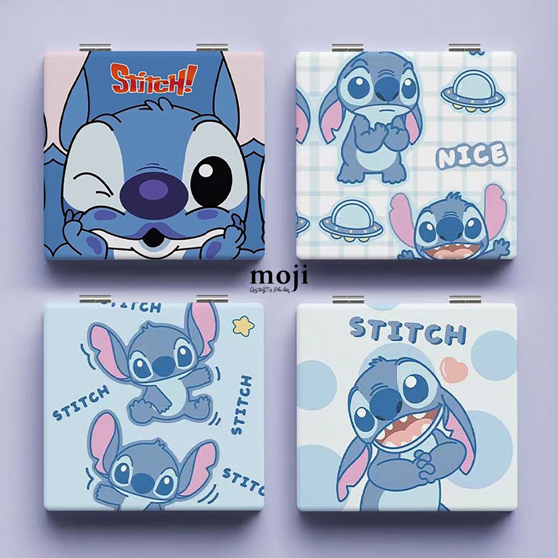 Gương gập vuông Stitch nice 7x7