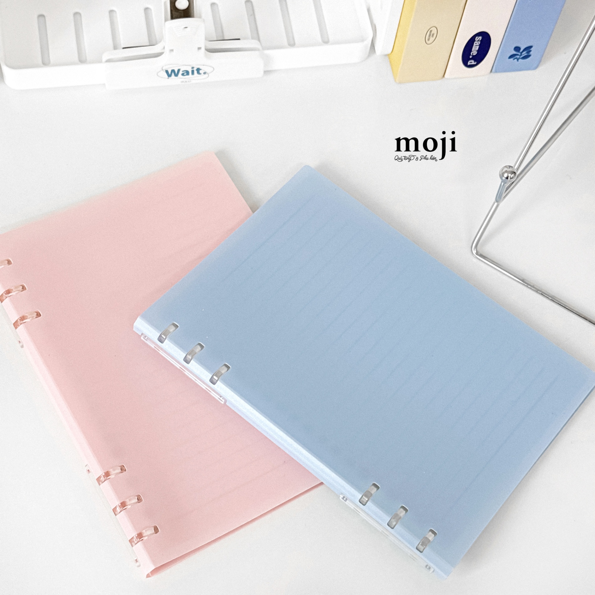 Sổ vở còng binder Basic color 1 màu 14x20