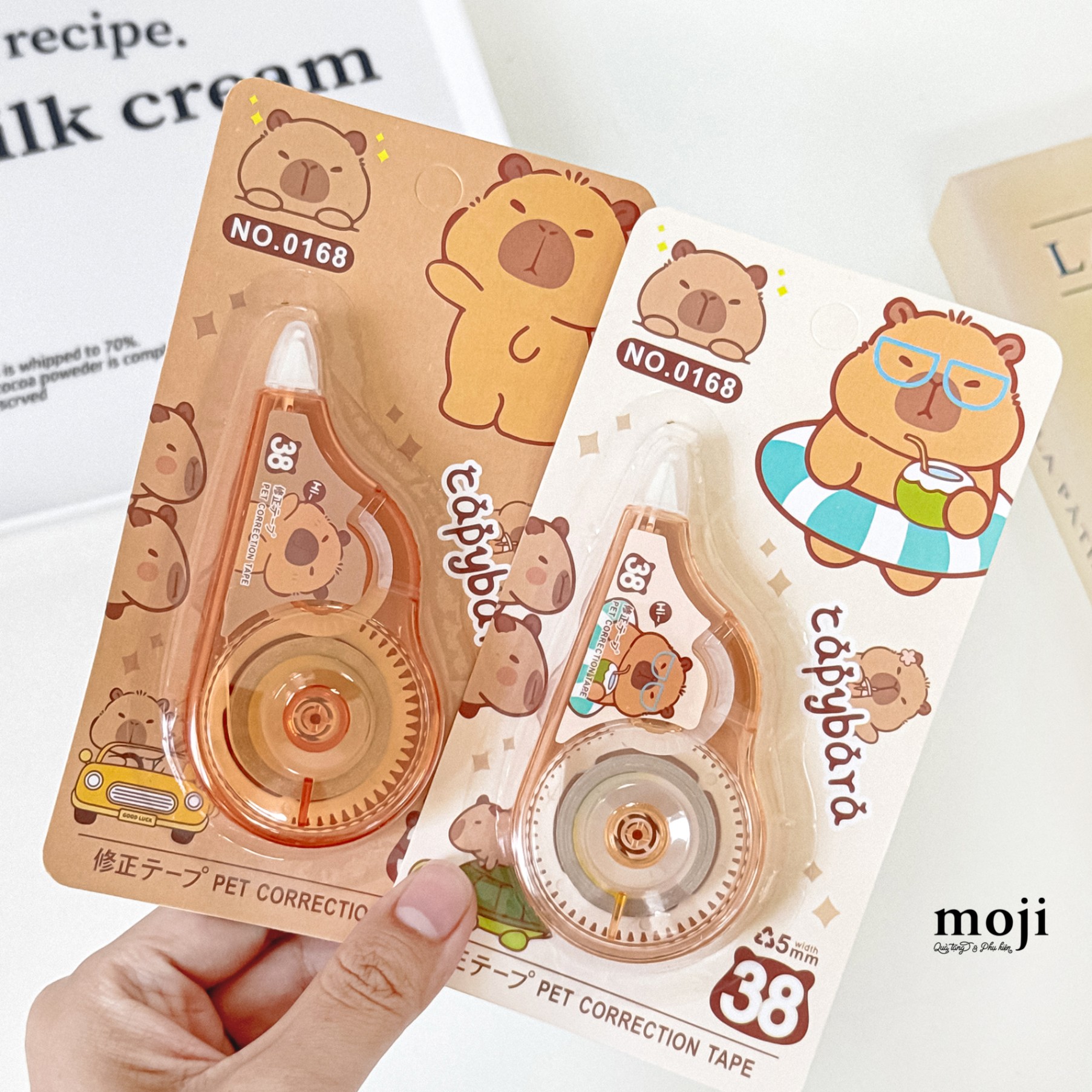 Bút xóa khô Capybara summer phao bơi quàng khăn lái xe
