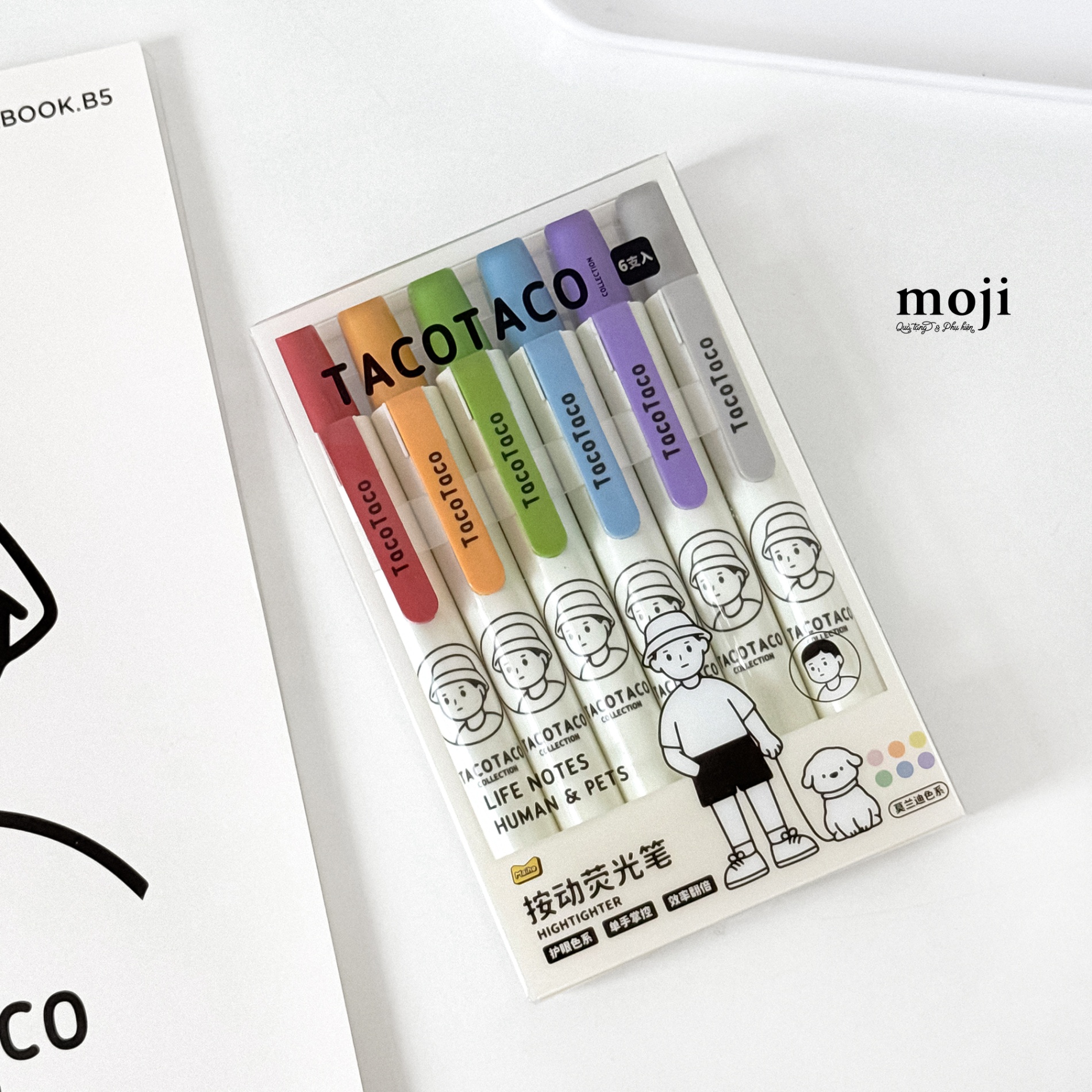Bút nhớ dòng TACOTACO human and pets set6