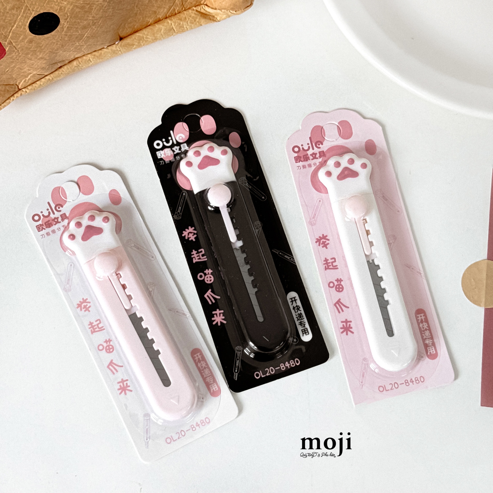 Dụng cụ rọc giấy mini Cat paw chân mèo phối màu
