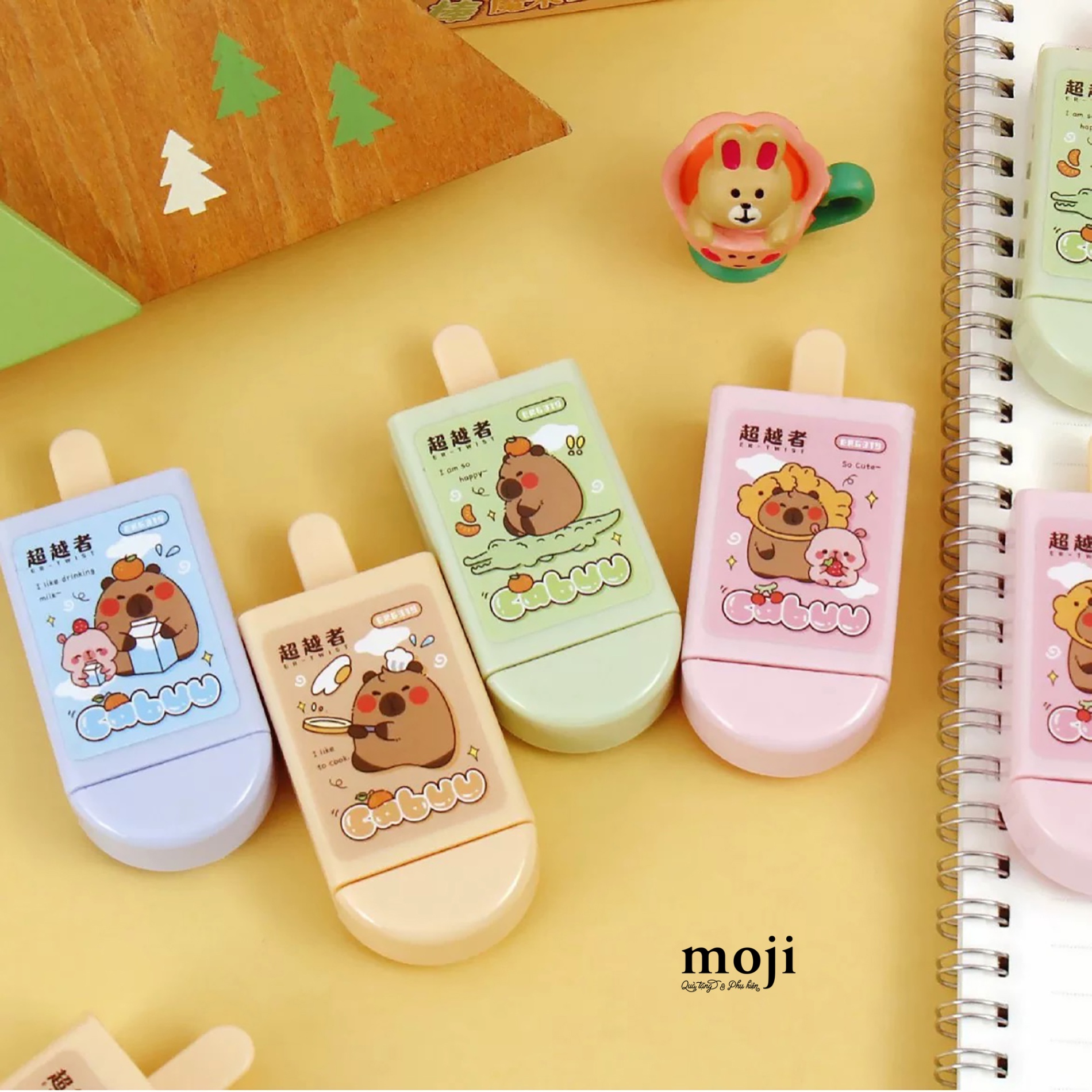 Cục tẩy gôm Capybara ice cream