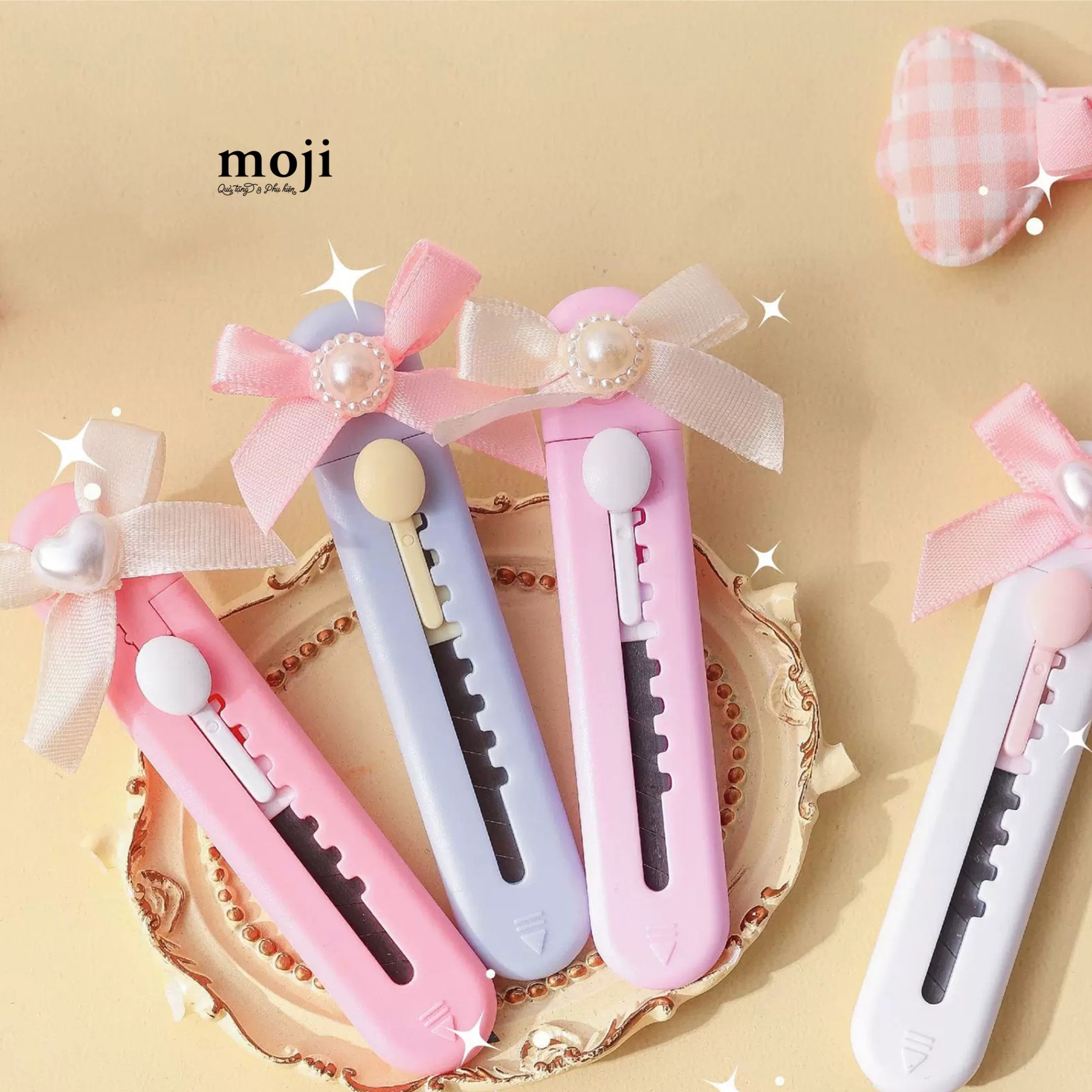 Dụng cụ rọc giấy mini Bow nơ phối màu