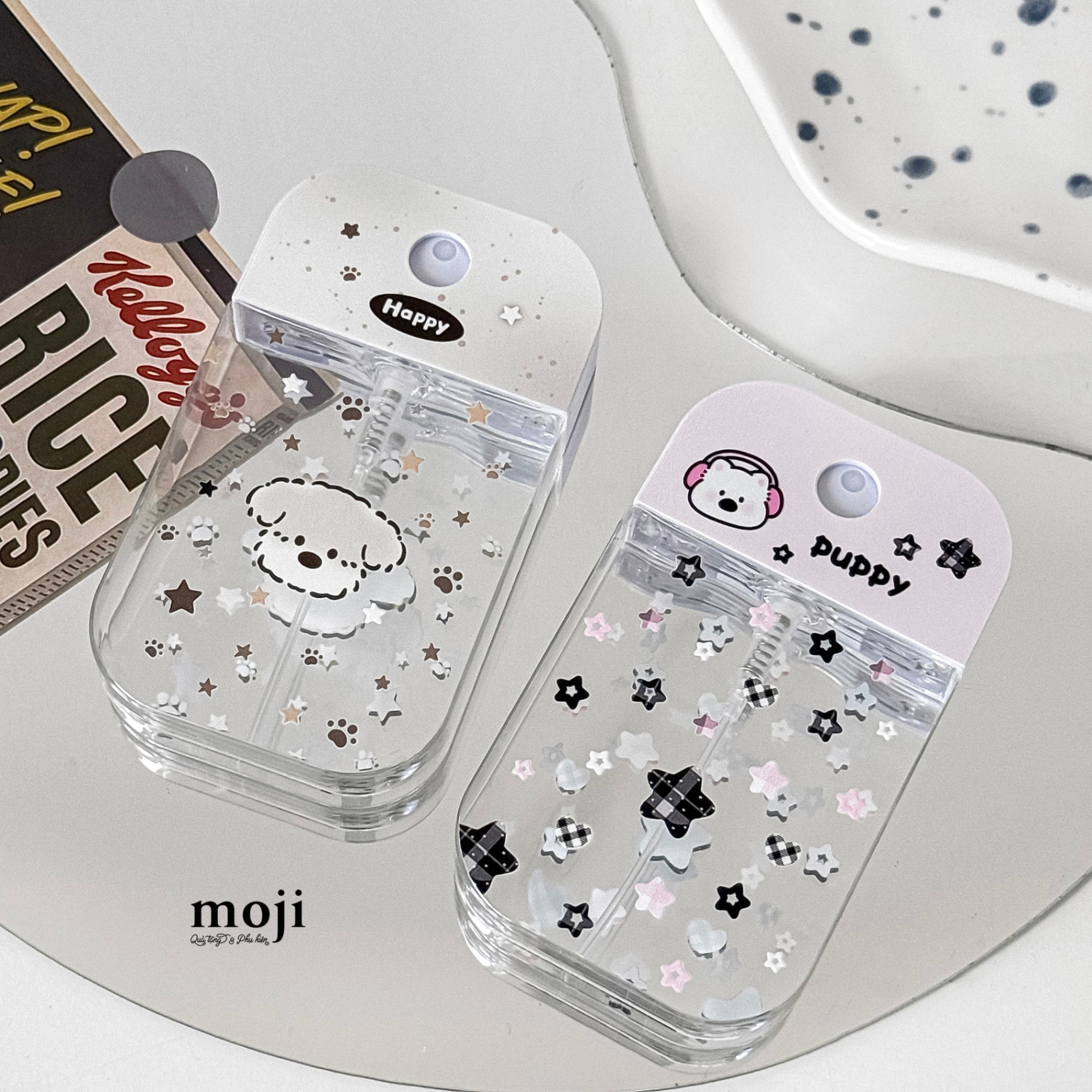 Bình xịt phun sương Happy dog puppy star ngôi sao 50ml