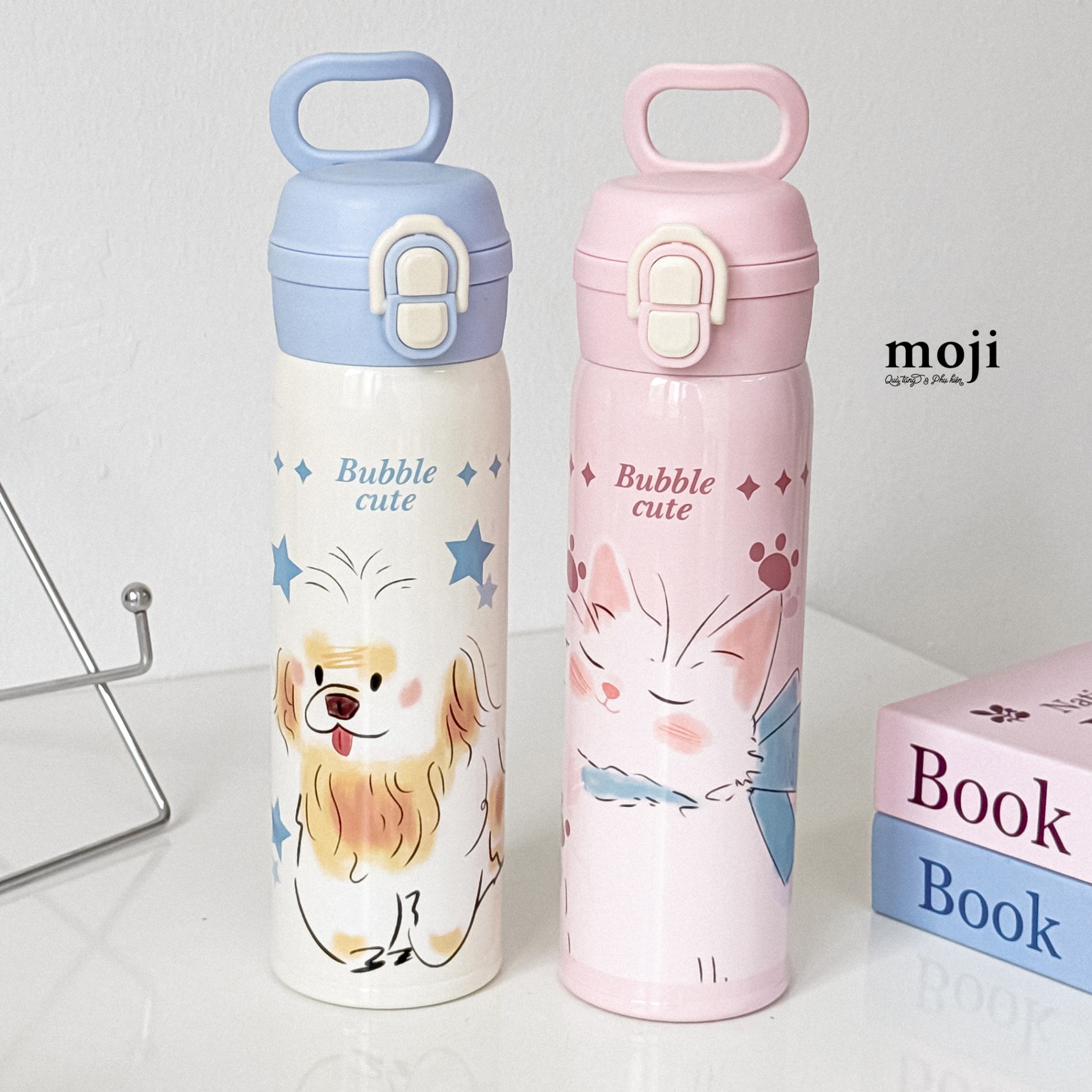 Bình nước giữ nhiệt Bubble cute animal 500ml