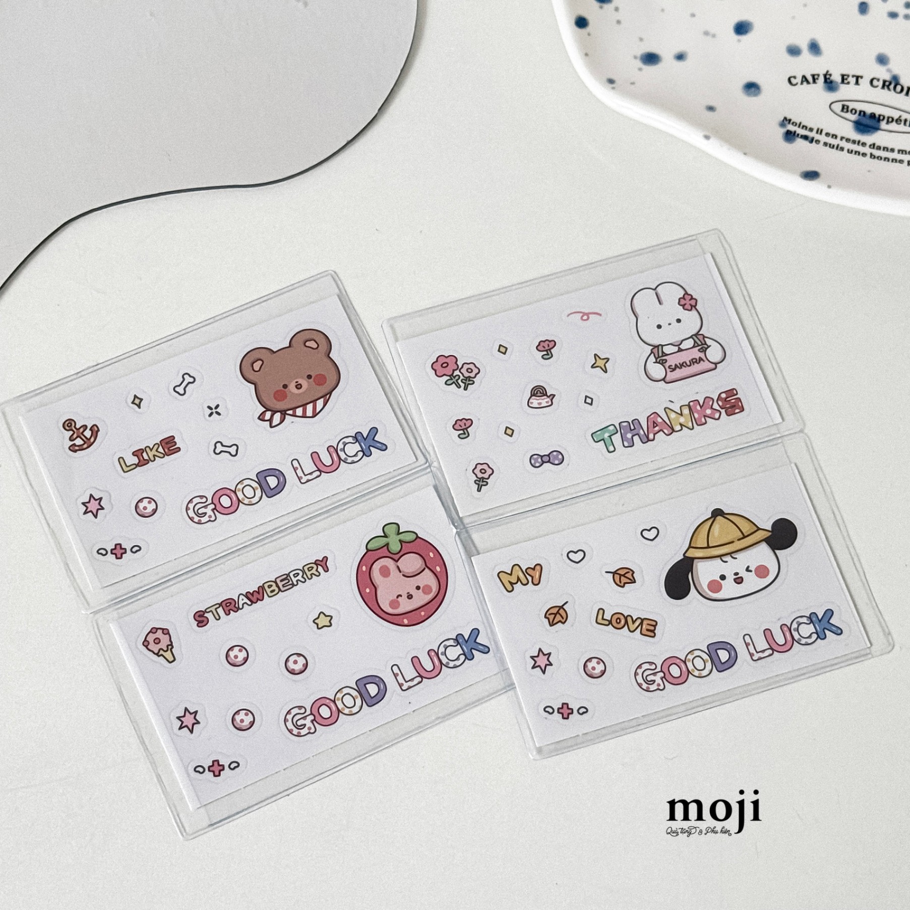 Bọc căn cước công dân bằng lái xe kèm sticker set4