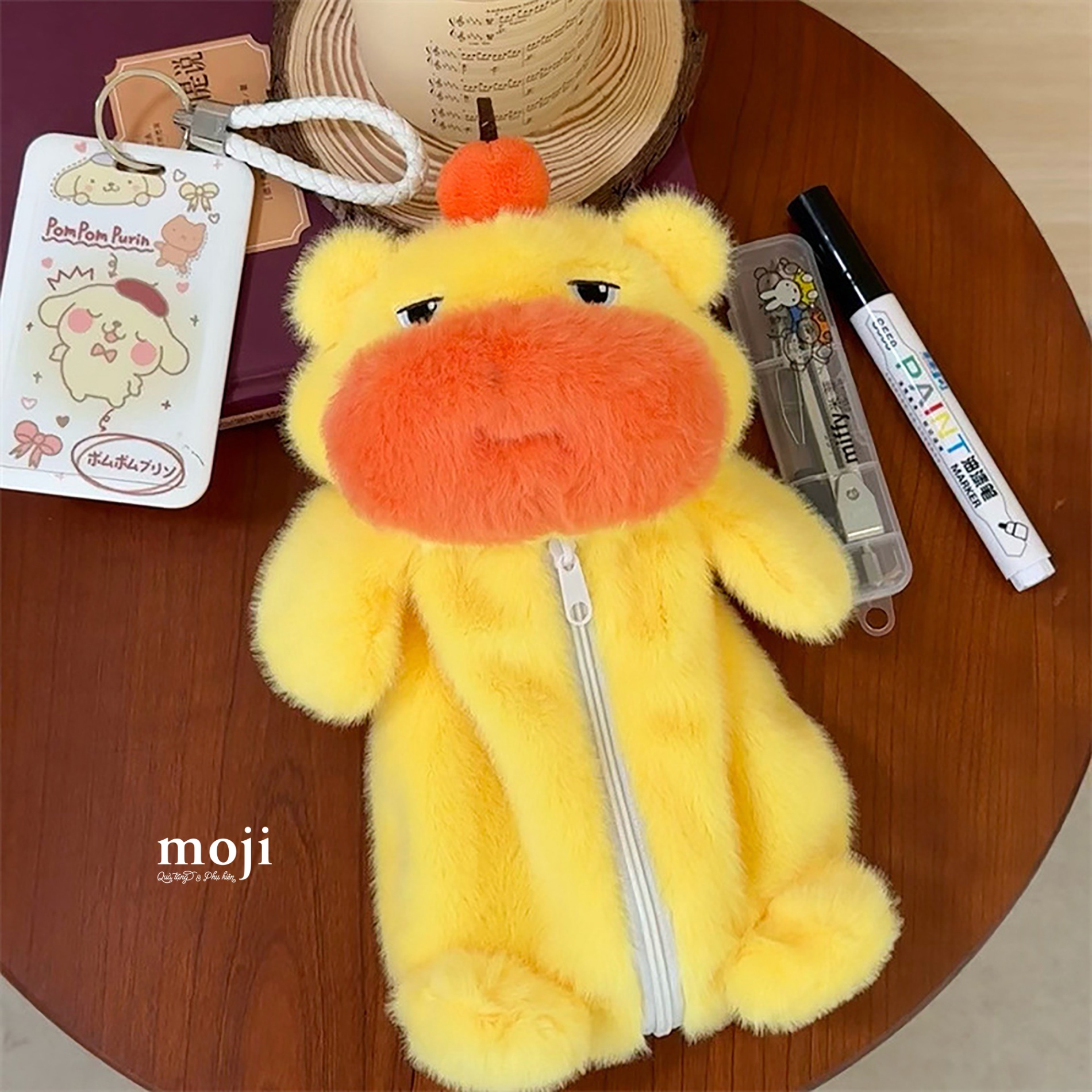 Hộp bút MJ gấu bông Cute animal LULU little fruit 25cm