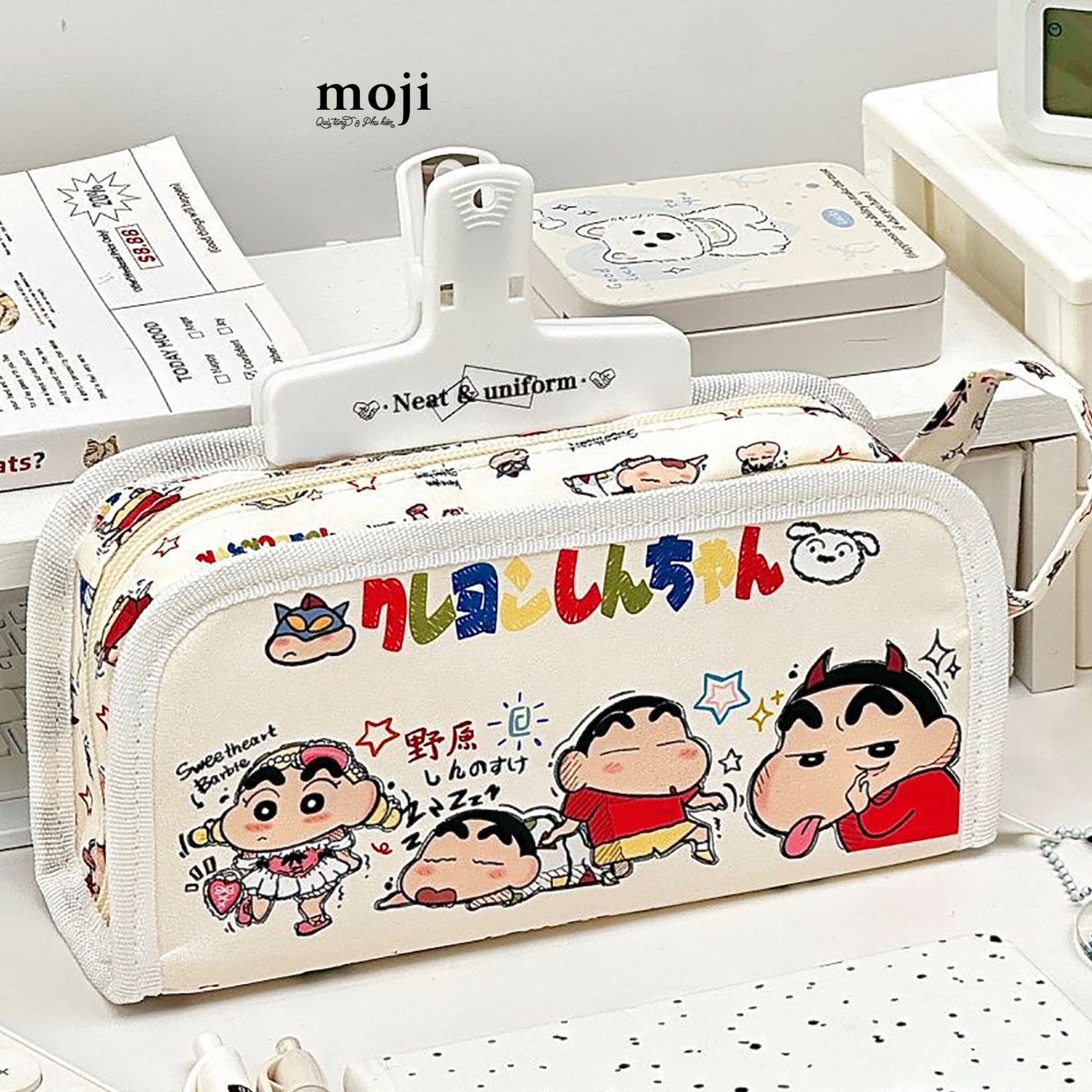 Hộp bút lớn Shinchan funny time 10x21