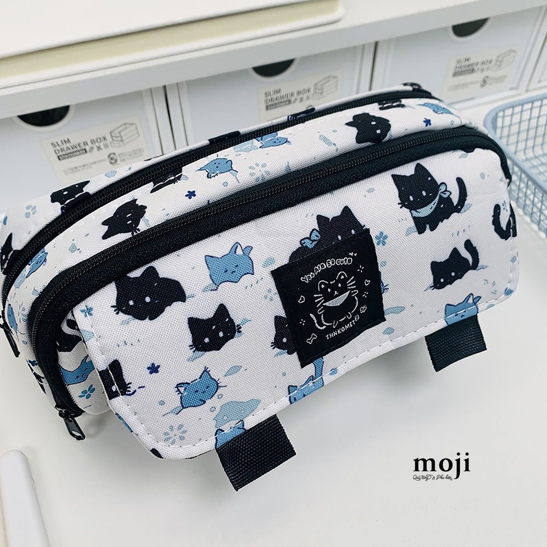 Hộp bút lớn Snow cat 12x21
