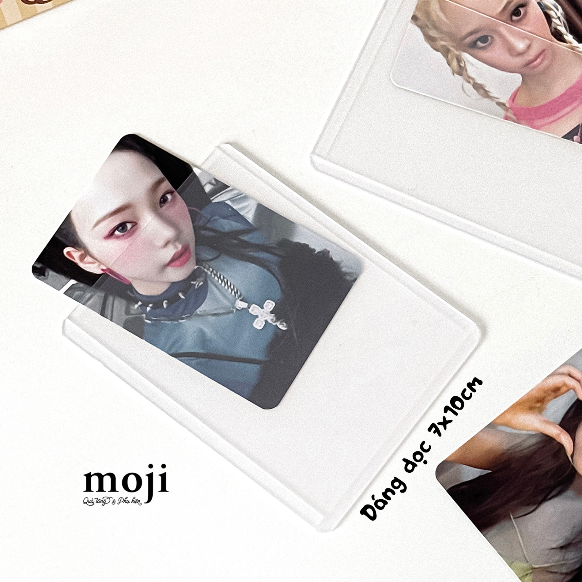 Toploader đựng card Basic dáng dọc 7x10 set10