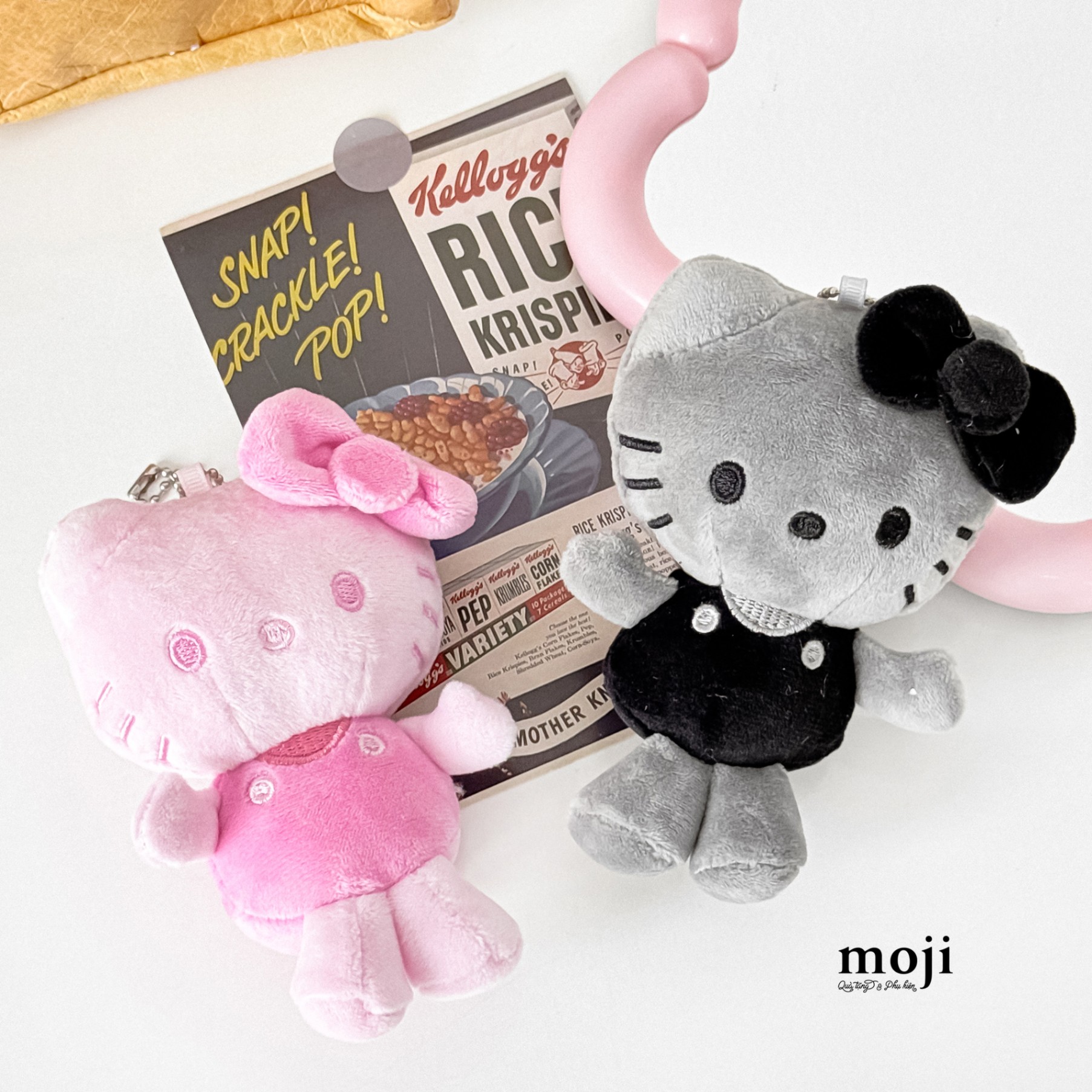 Móc khóa nhồi bông Sanrio family Hello Kitty colorful style