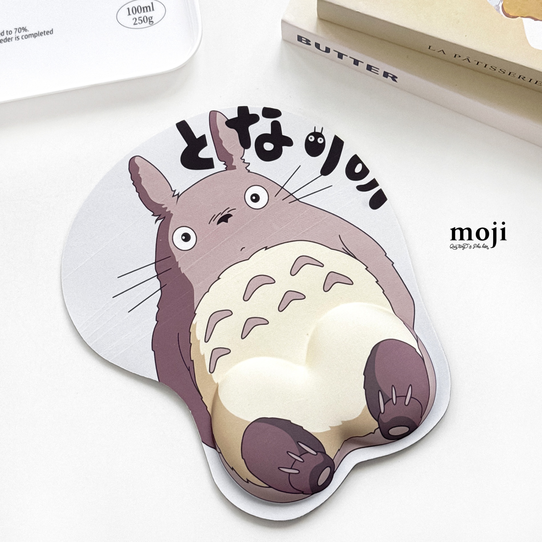 Lót chuột đệm tay Totoro ngồi 21x25