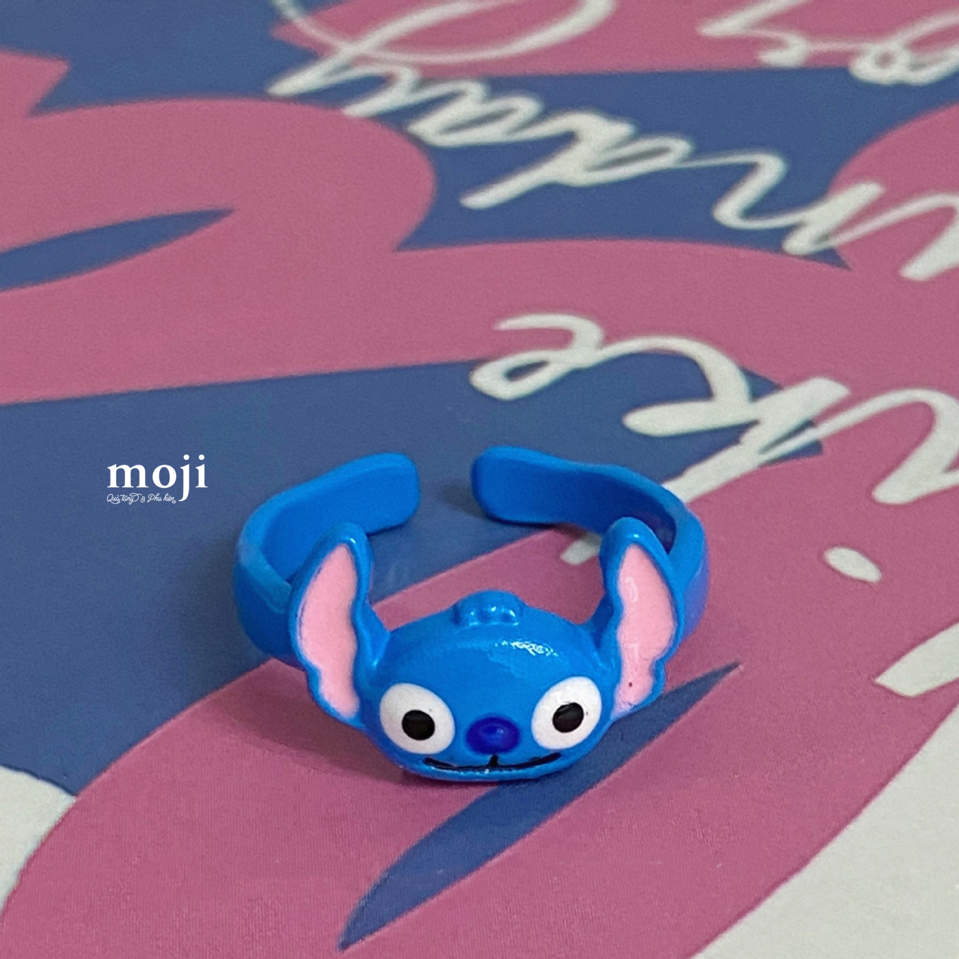 Nhẫn MJ Stitch face có tai