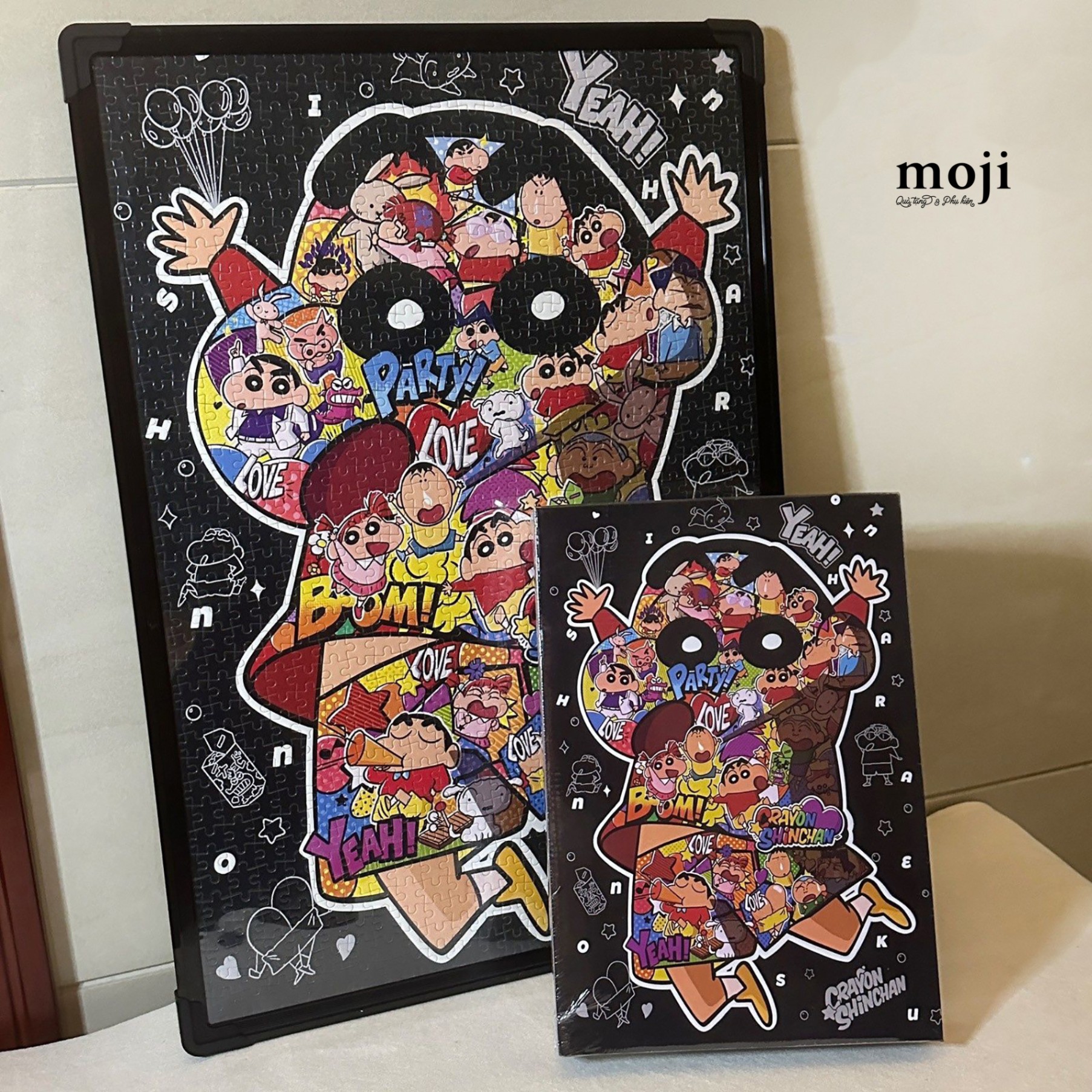 Đồ chơi ghép hình Shinchan family party 1000 miếng 50x70