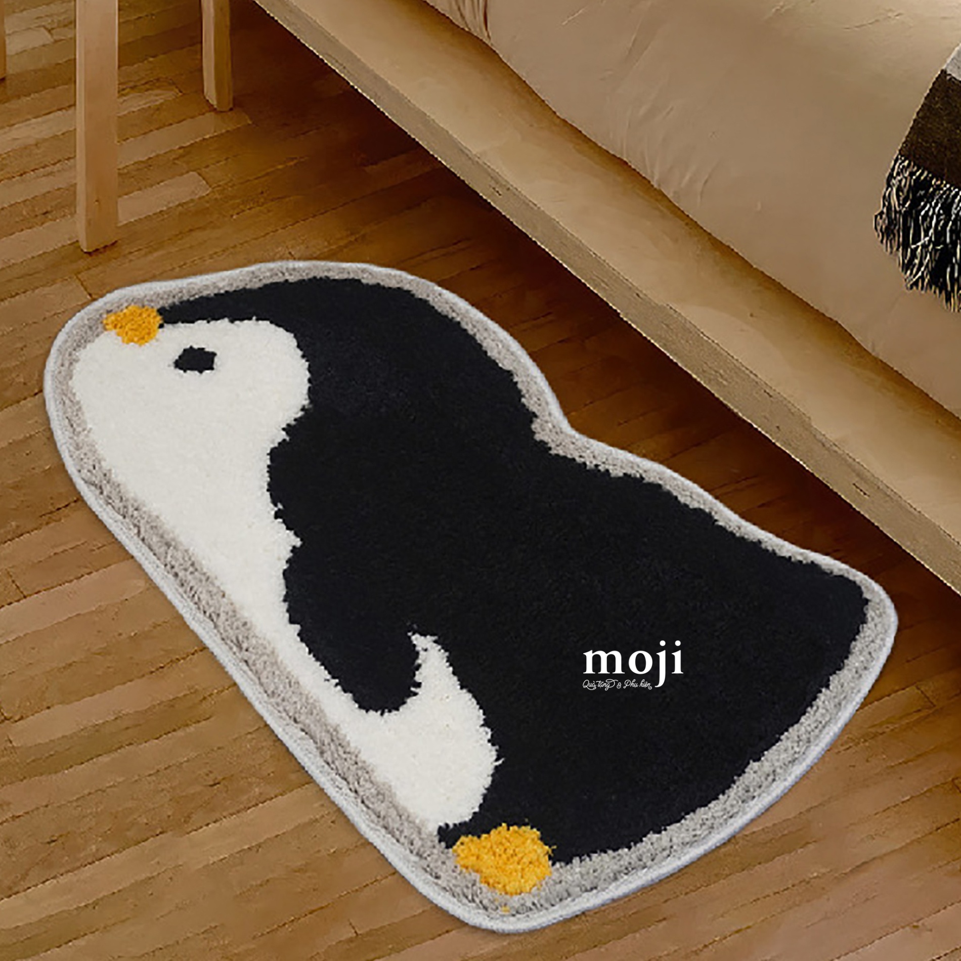 A.052 Thảm trải sàn Penguin chim cánh cụt nằm sấp 40x60