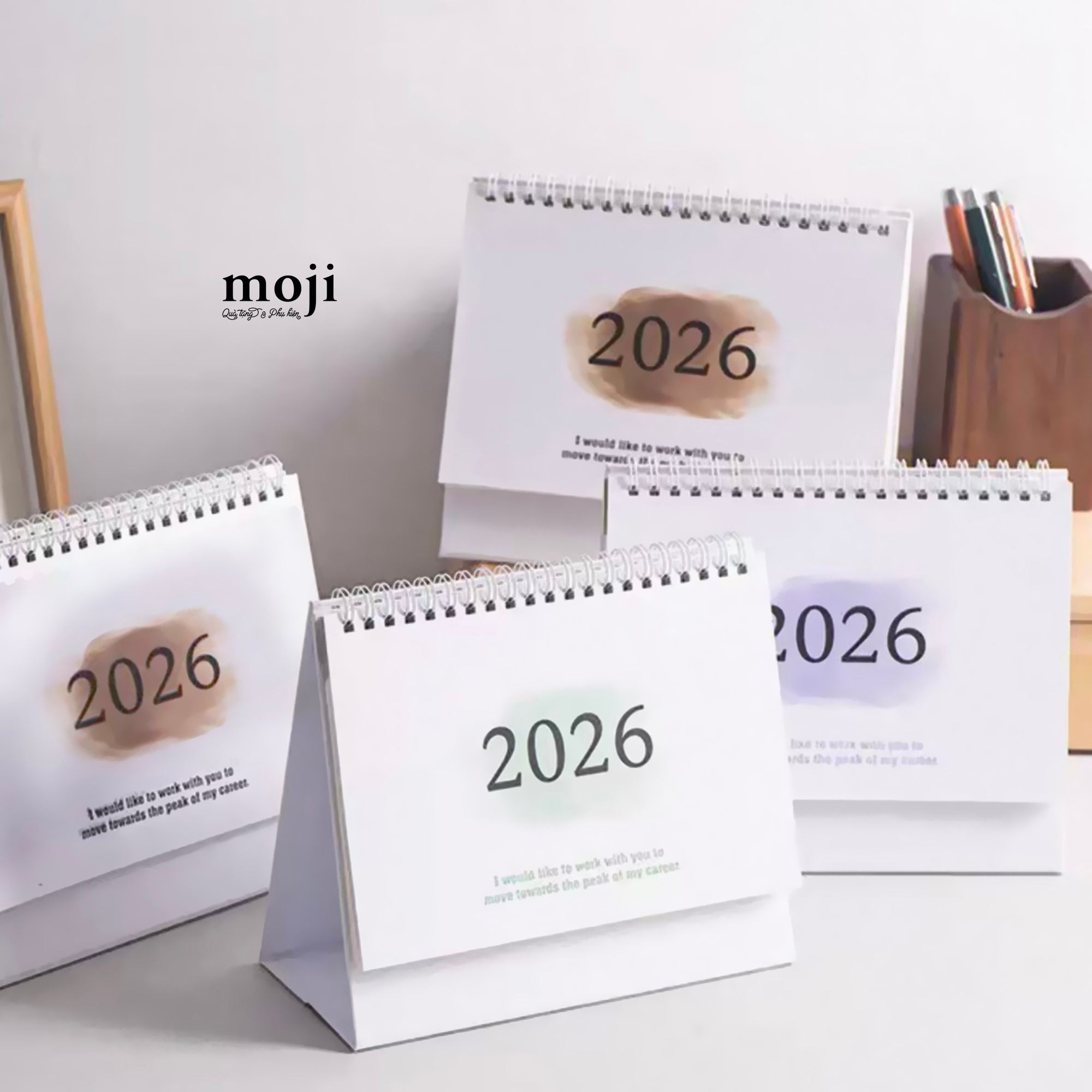 Lịch 2026 MJ để bàn Basic I would like to work with you 16x19