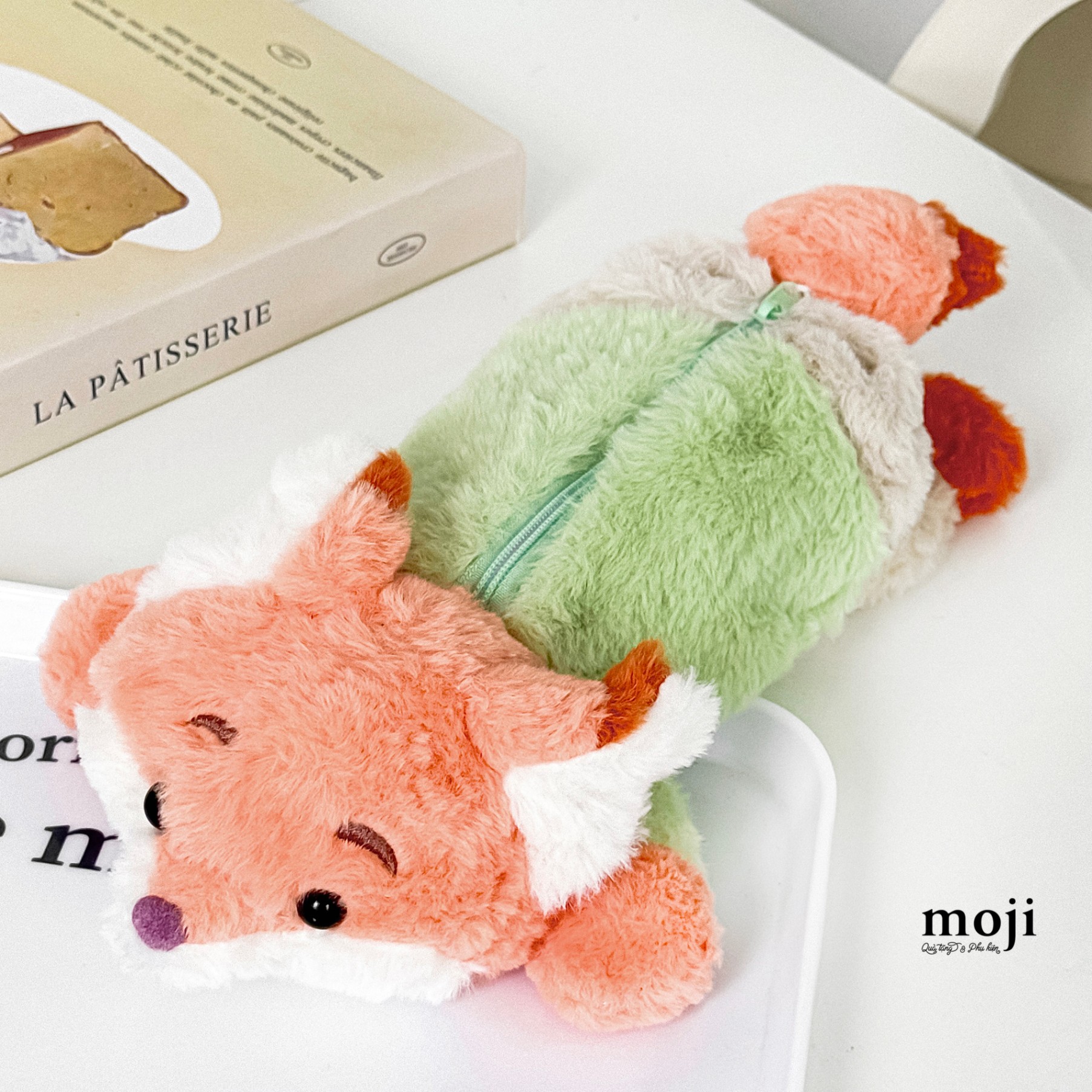 Hộp bút MJ gấu bông Zootopia Nick đeo cà vạt 15x26