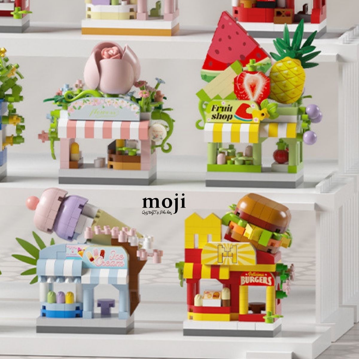 Đồ chơi xếp hình Building house dream shop 4x8x11