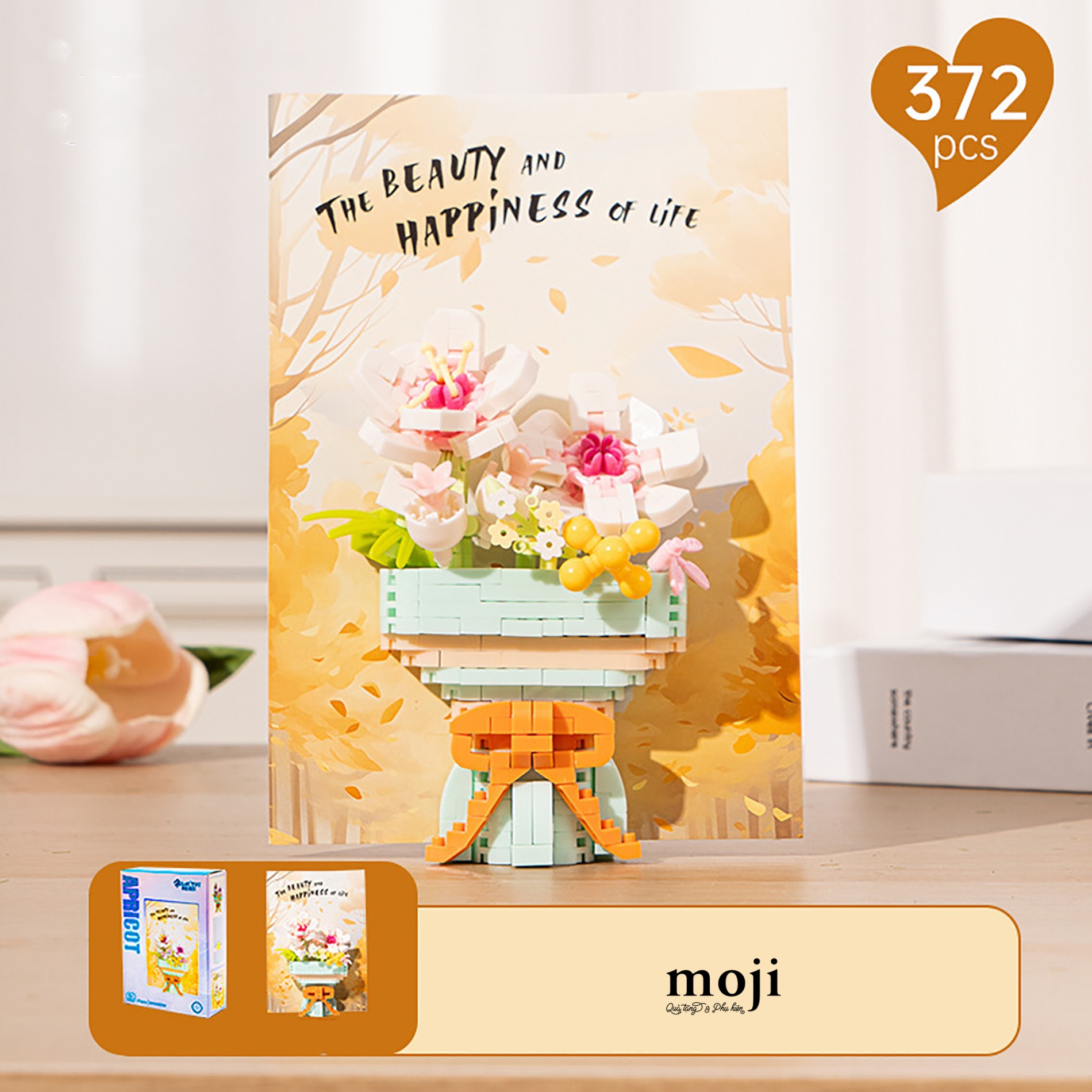 Đồ chơi xếp hình hoa Flower bouquet mix and match 5x10x15