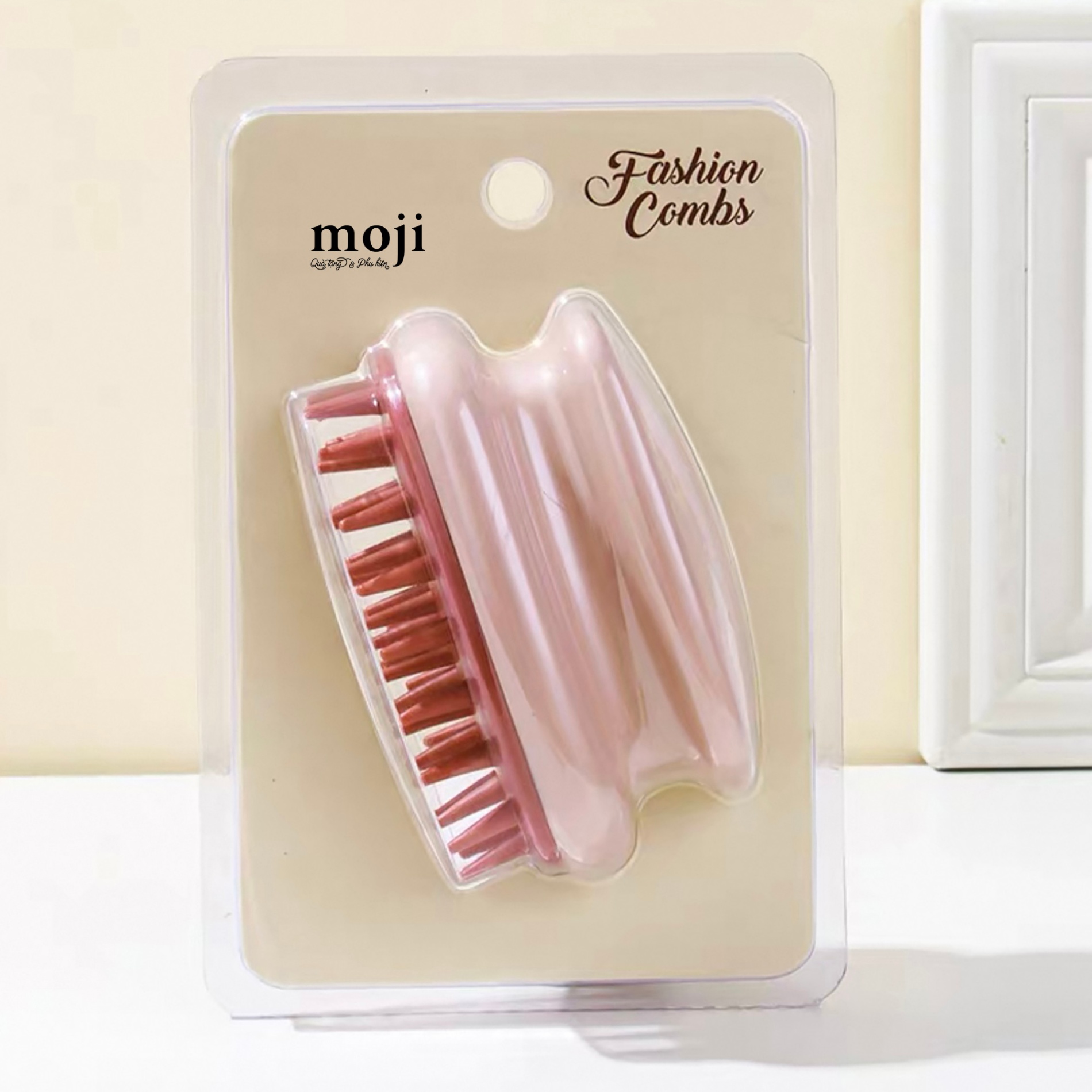 Lược đệm mát xa gội đầu Basic pastel color