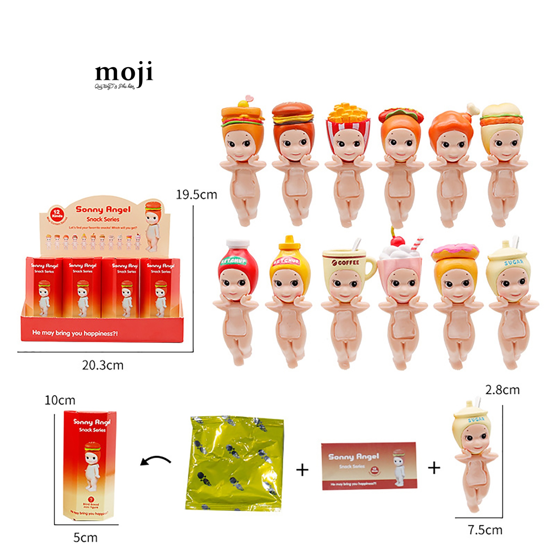 B.083 Blindbox hippers unoff Sonny Angle fast food snack series